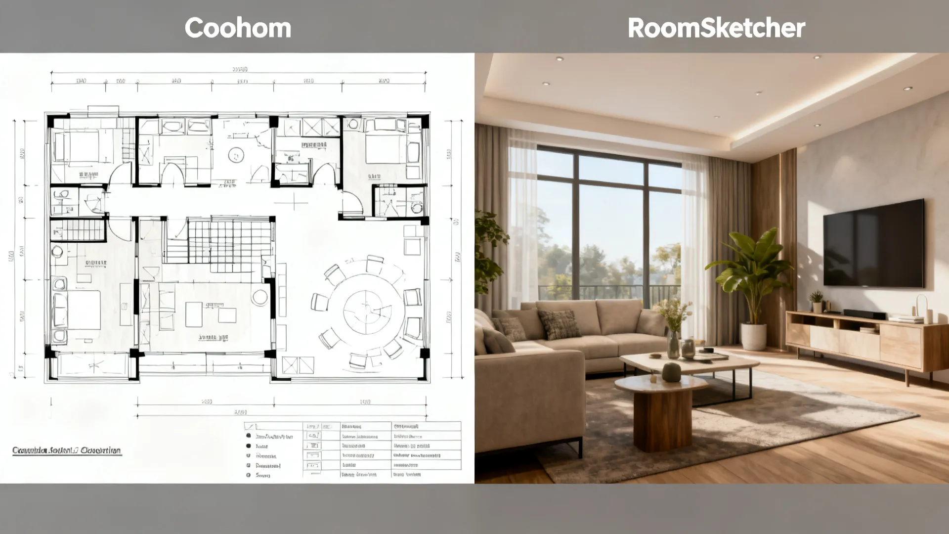 Rendering and walkthroughs: compare the deliverable, not a screenshot