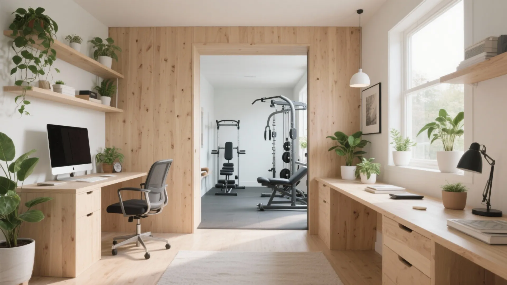 10 Home Office Gym Combo Ideas: Practical and Creative Ways to Merge Work and Workout Spaces