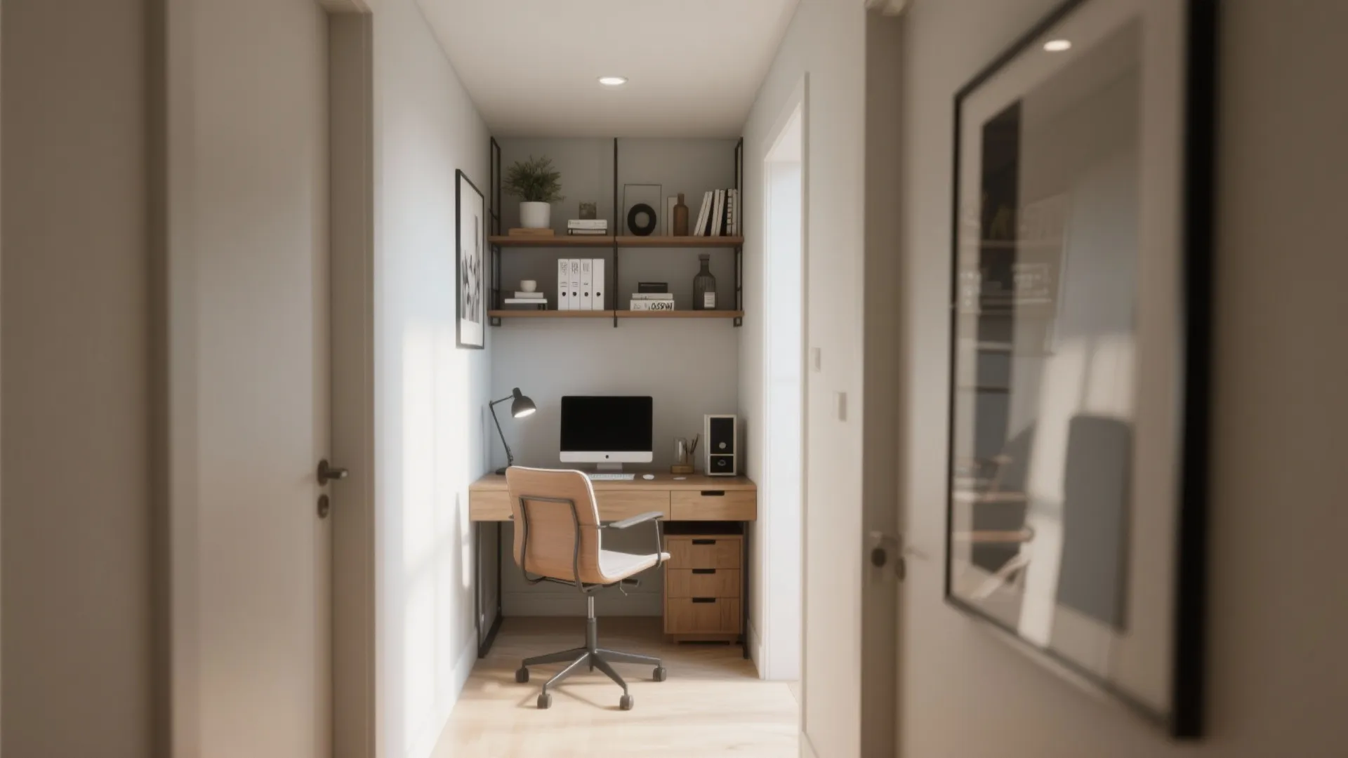 Mini Home Office Nook