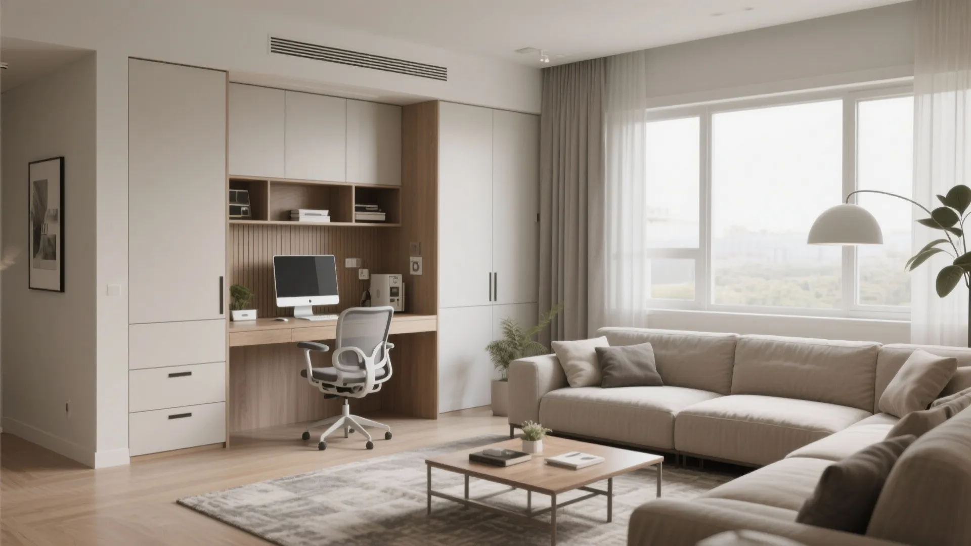 10. Integrated home office nook