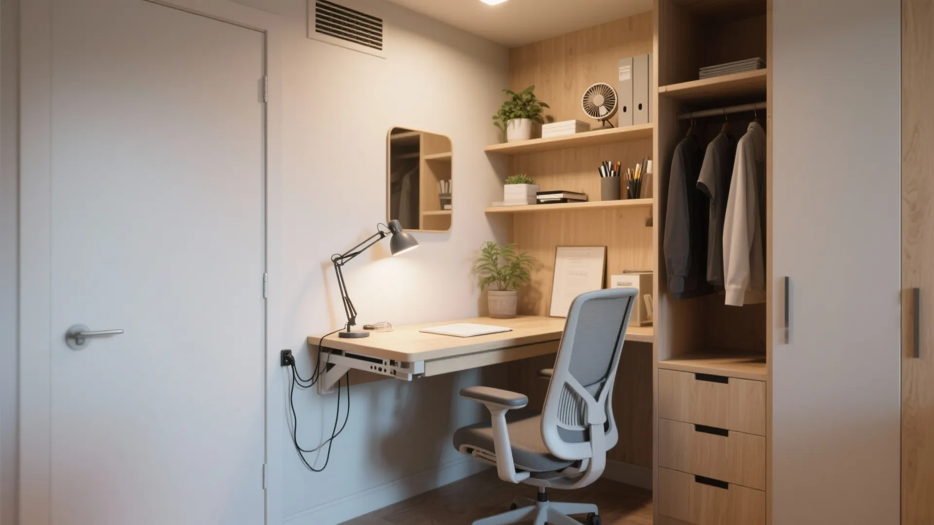 5. Flexible home office nook