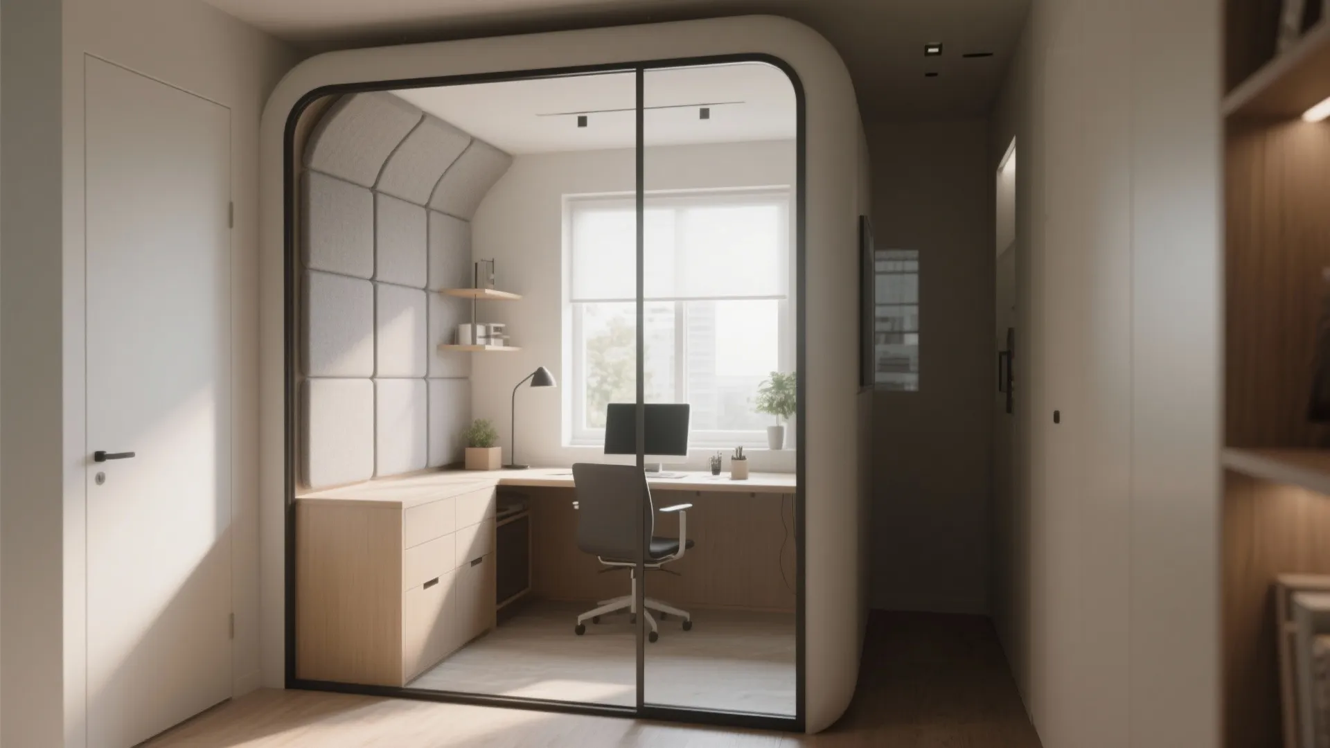 5. Adaptive Office Pod for Home