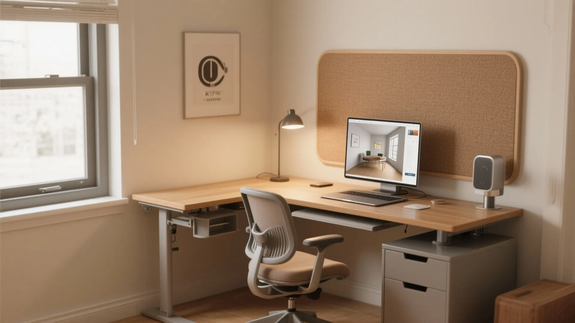 3. Custom Home Office Refresh