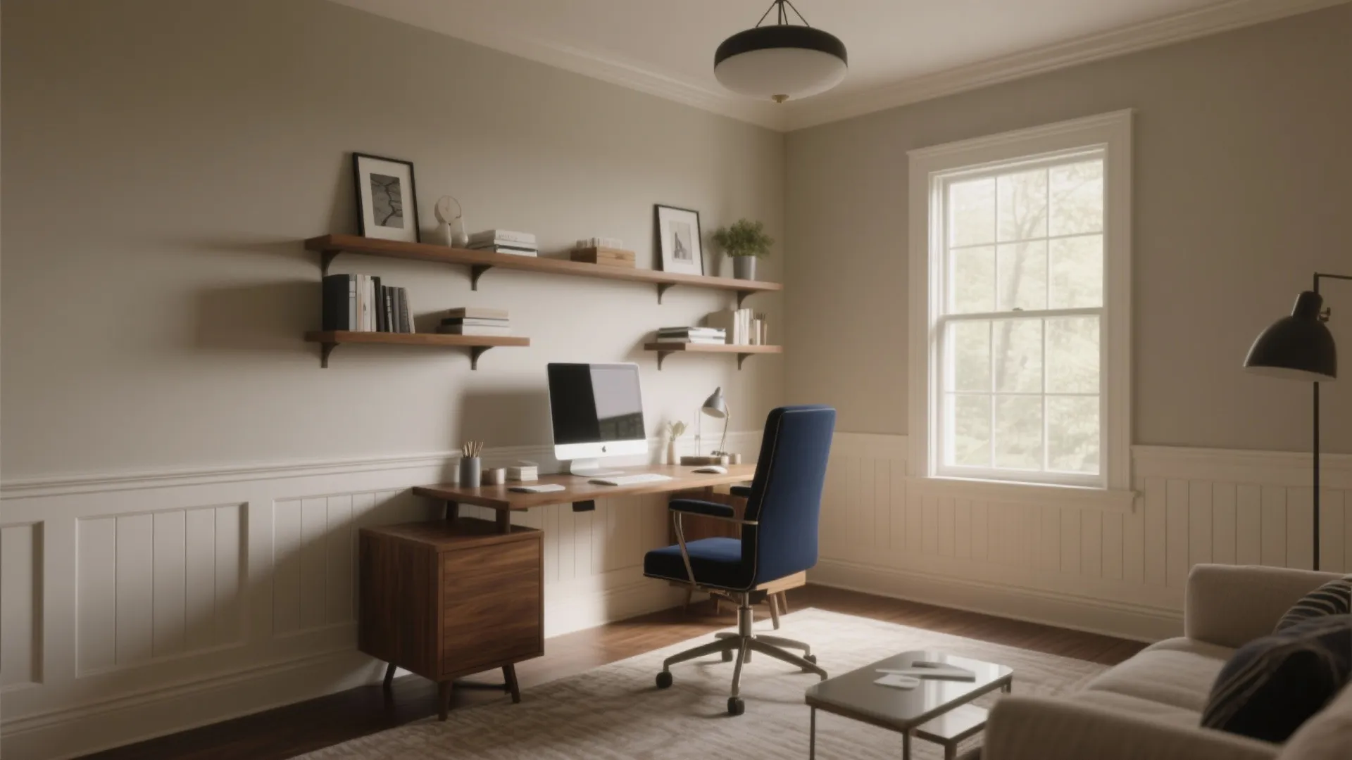 10 Wainscoting Office Ideas to Elevate Your Workspace: Creative ways to use wainscoting in your home office, based on 10+ years of interior design experience