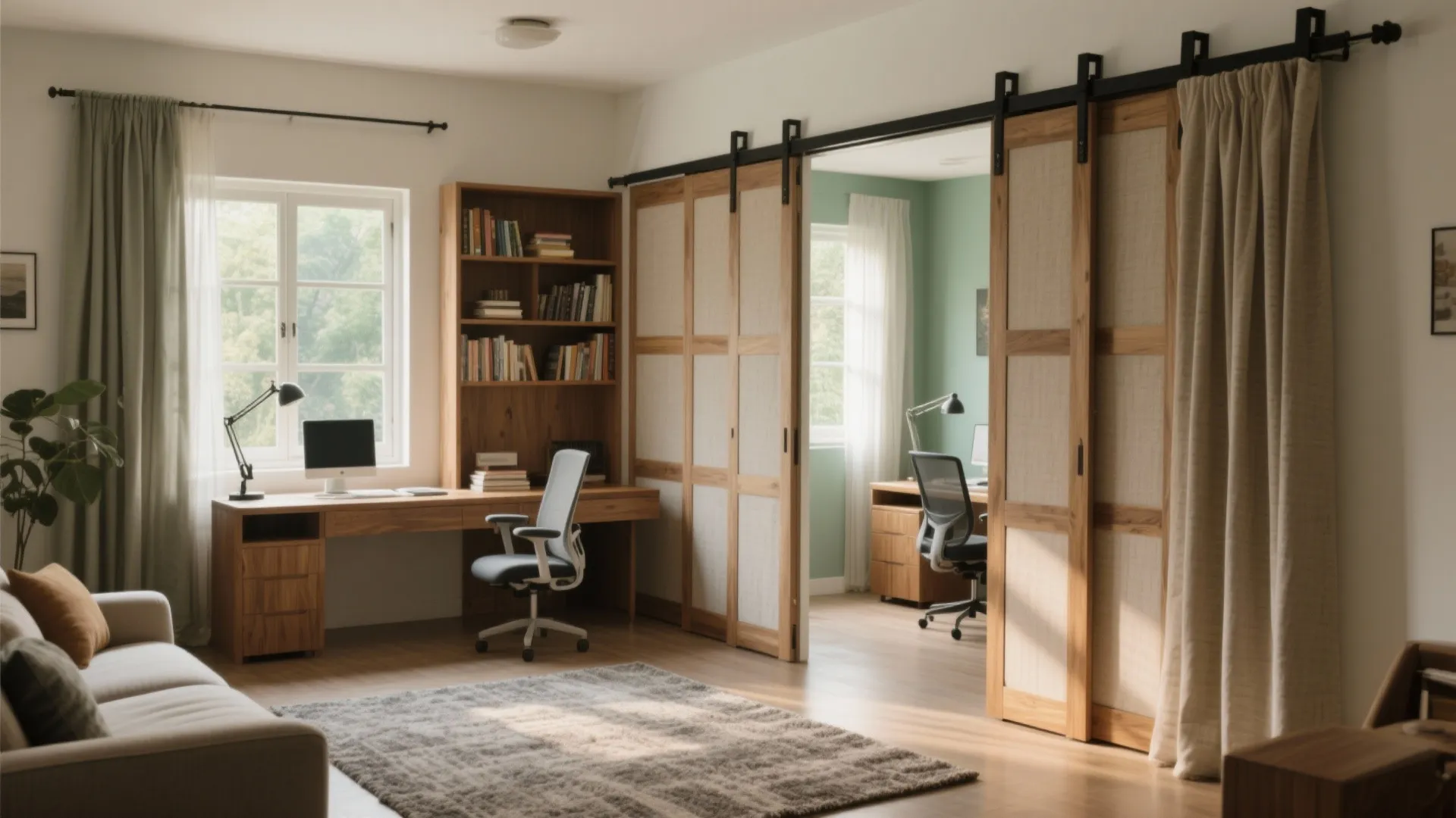 Flexible living + home office combo