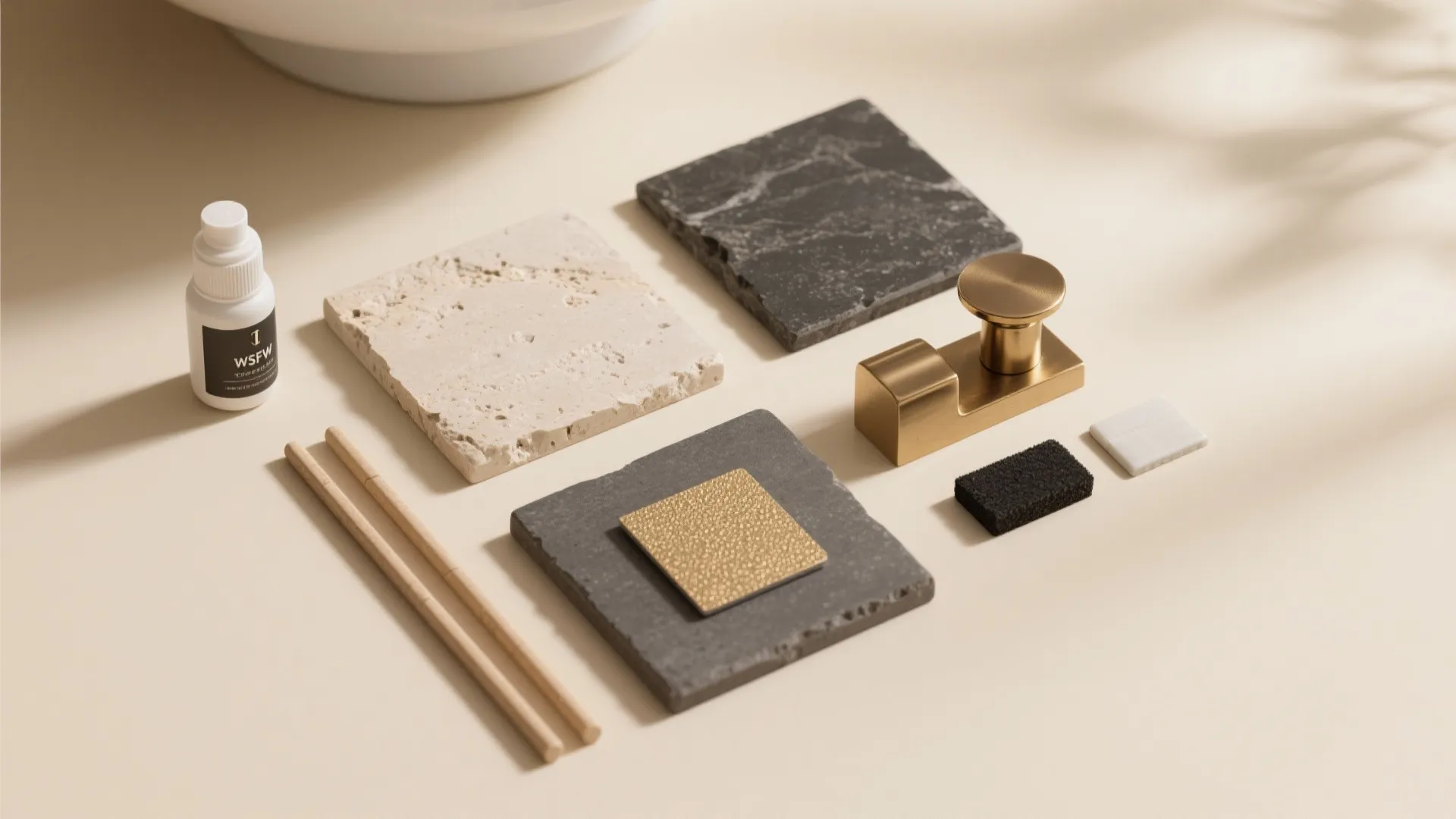 Matte and Honed Stone (With Sealing or Micro-Etch)