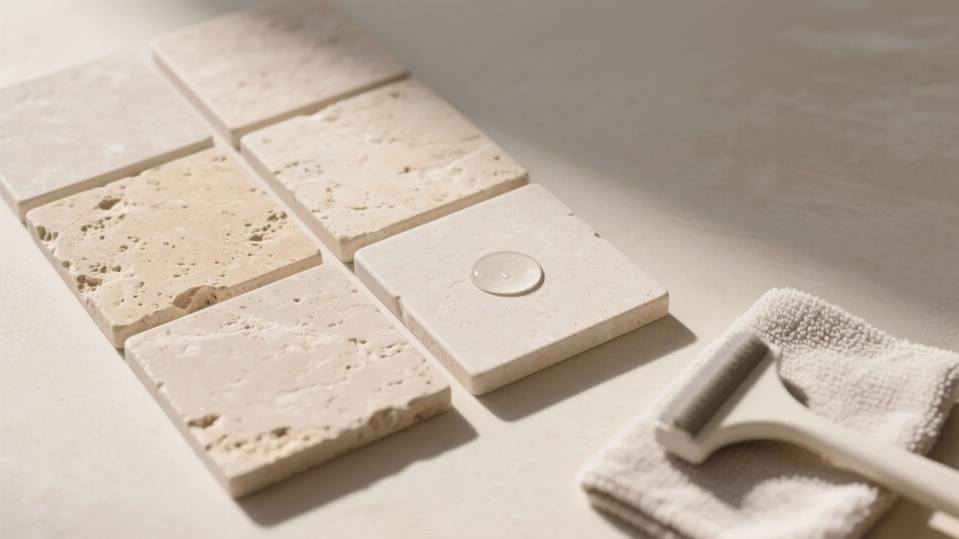 Honed Stone Textures, Sealed Right