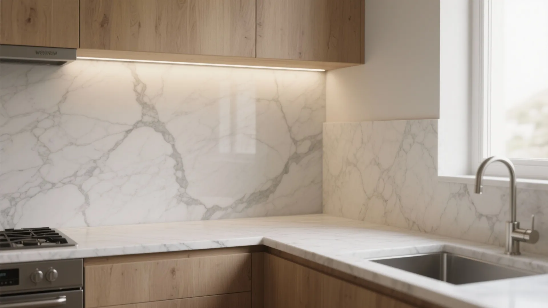 1) Statement Stone With Soft Contrast