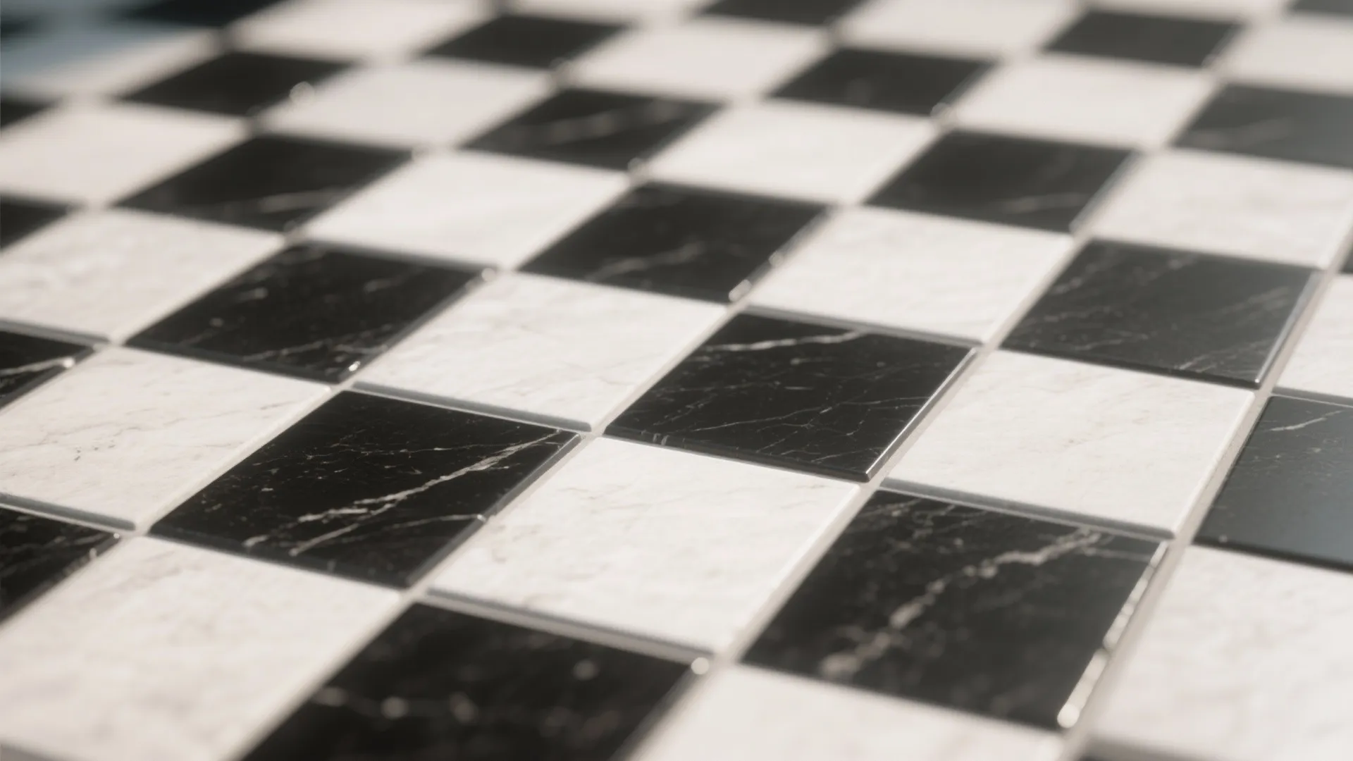 Classic checkerboard for character without clutter