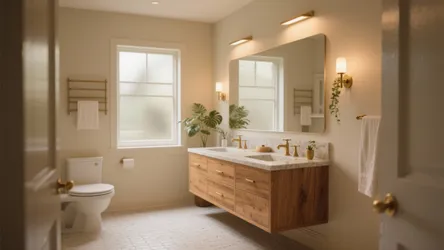 Honey Oak Bathroom Color Ideas — 5 Looks