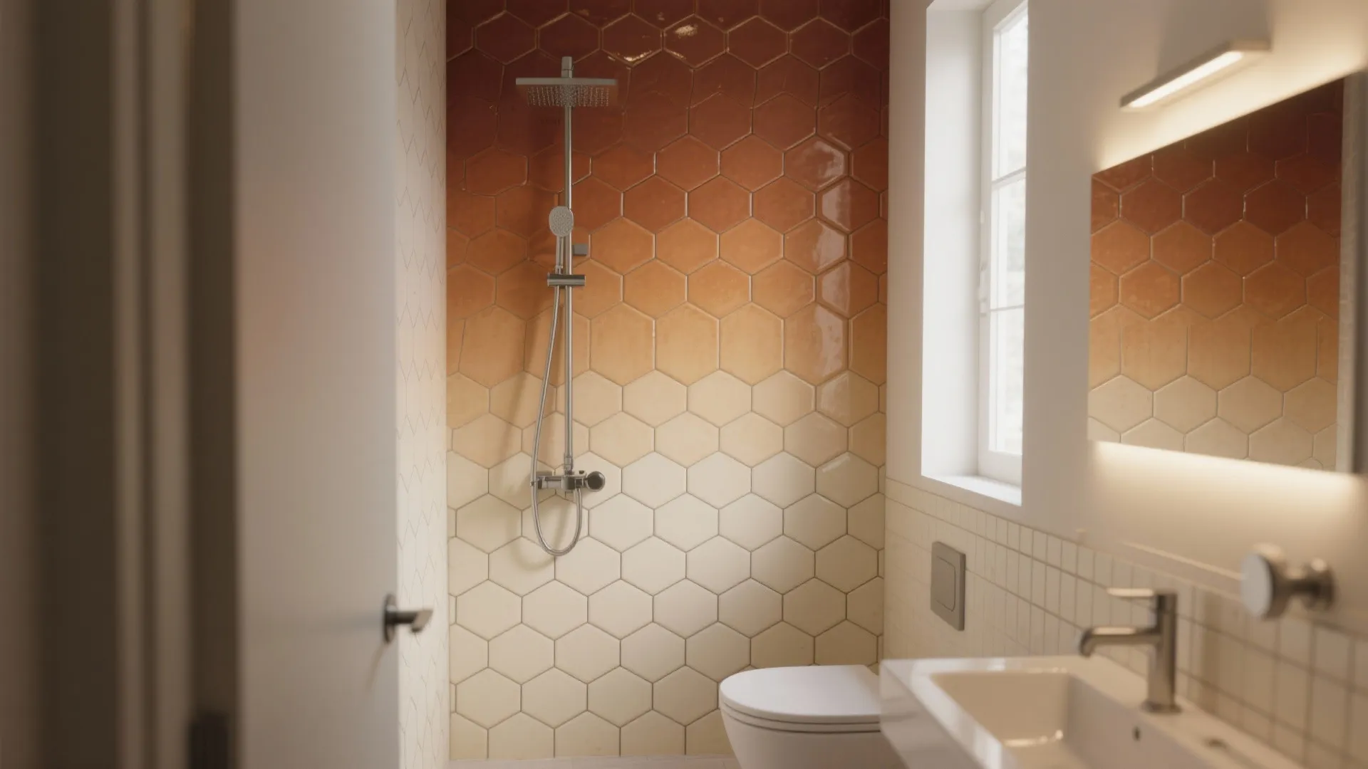 1. Honeycomb Tiles for Depth