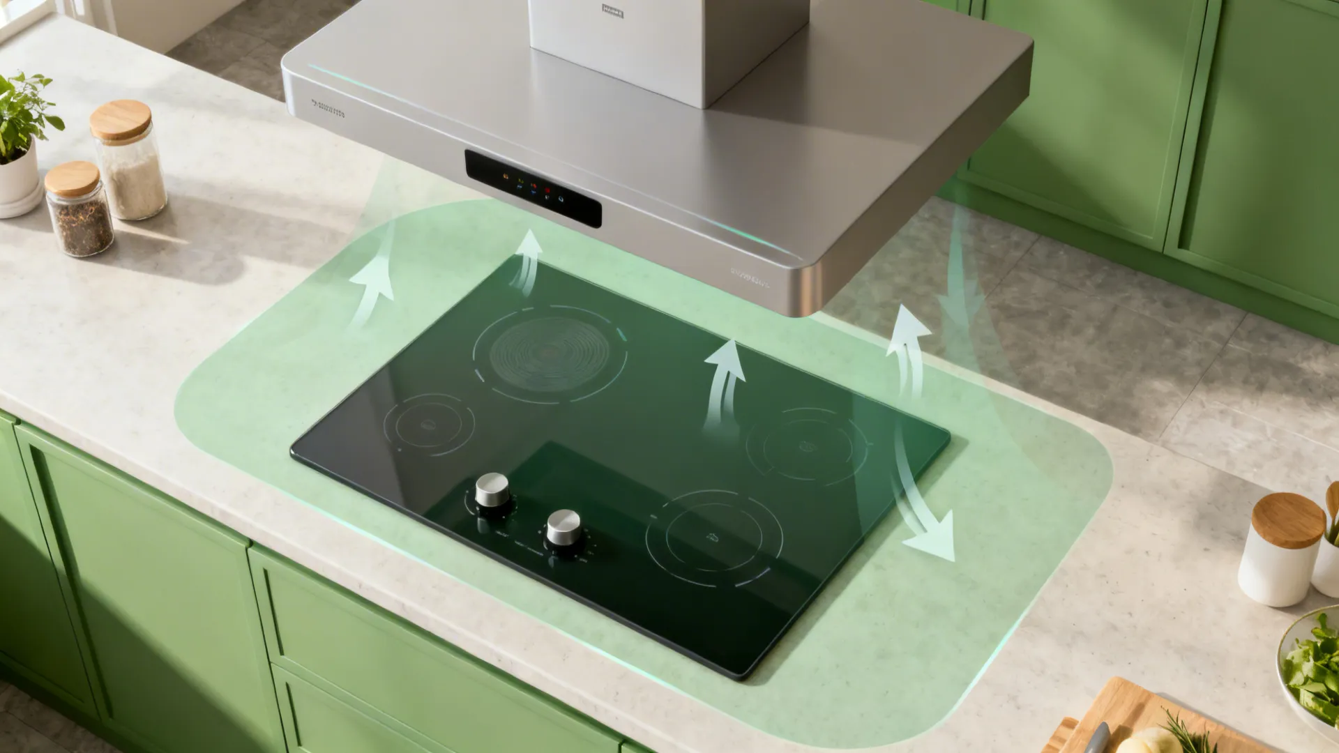 Induction cooking and a right-sized ventilation plan