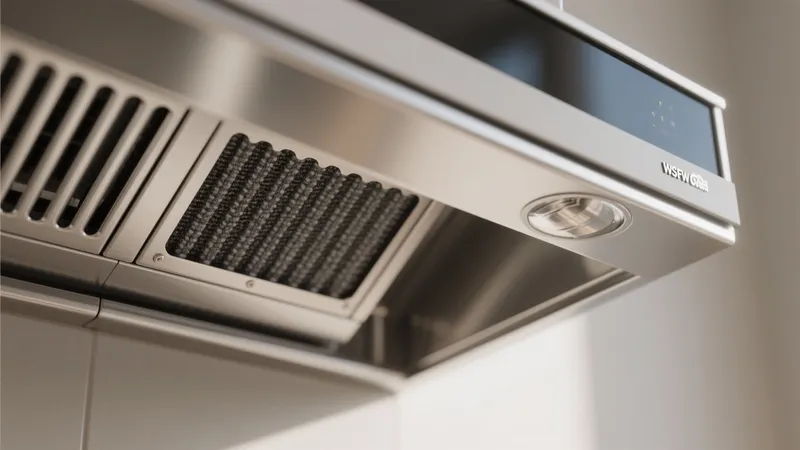 Modern Stainless Steel Kitchen Hood Design