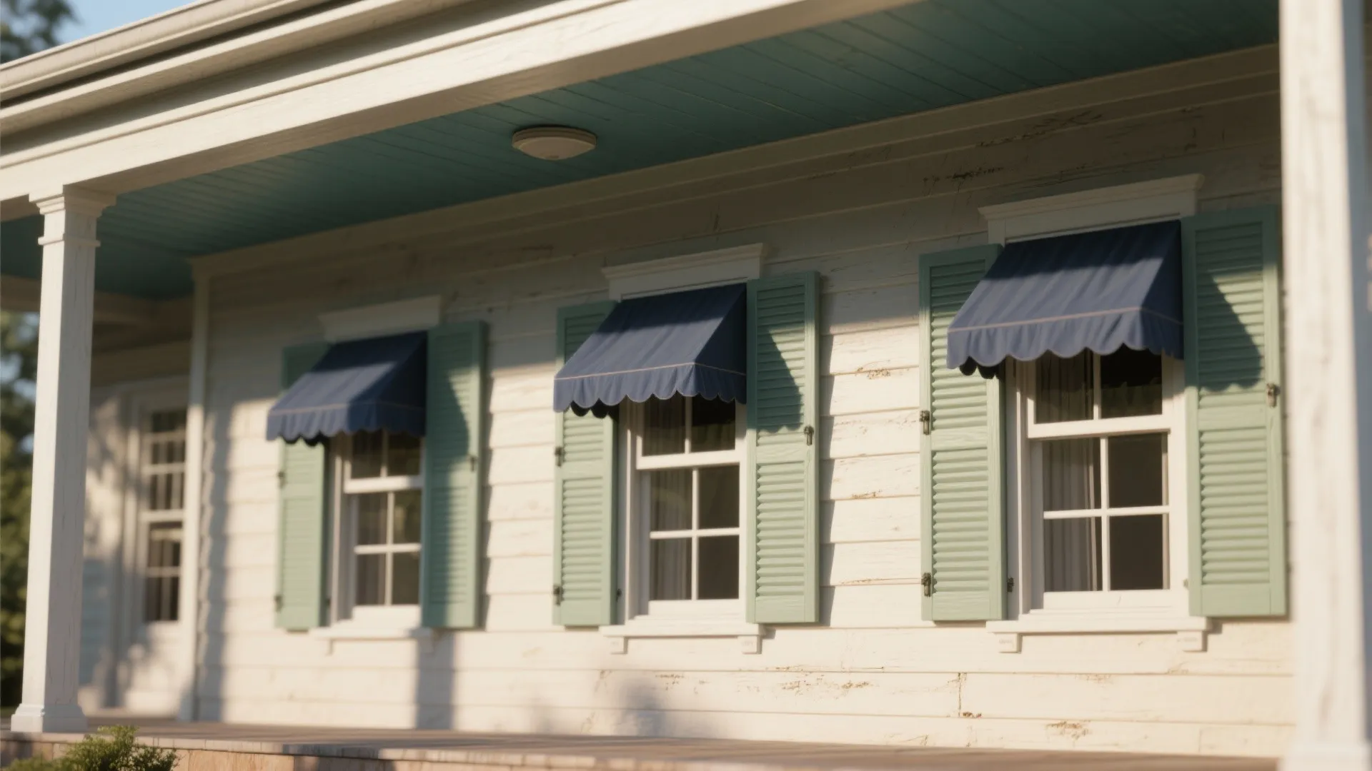 2. Use hooded accents to highlight architectural features