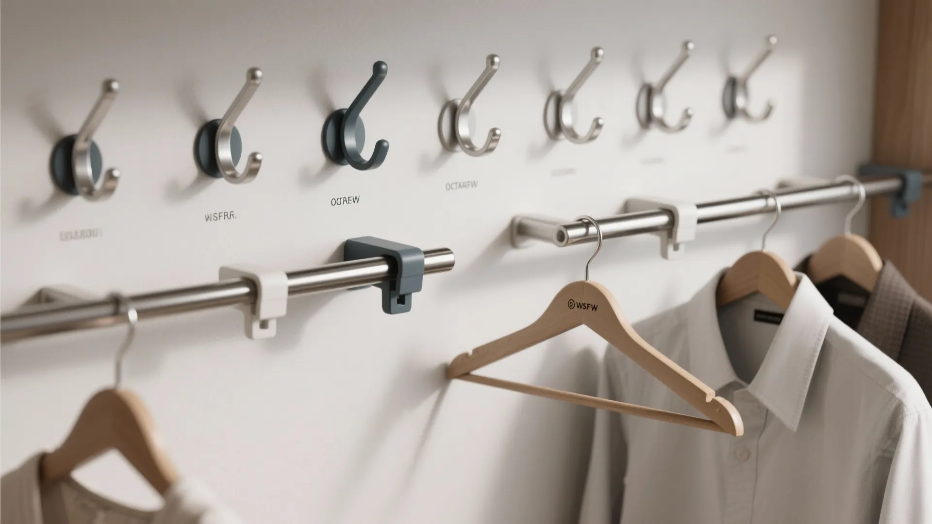 Tip 5: Hooks, magnetic bars and multipurpose rails