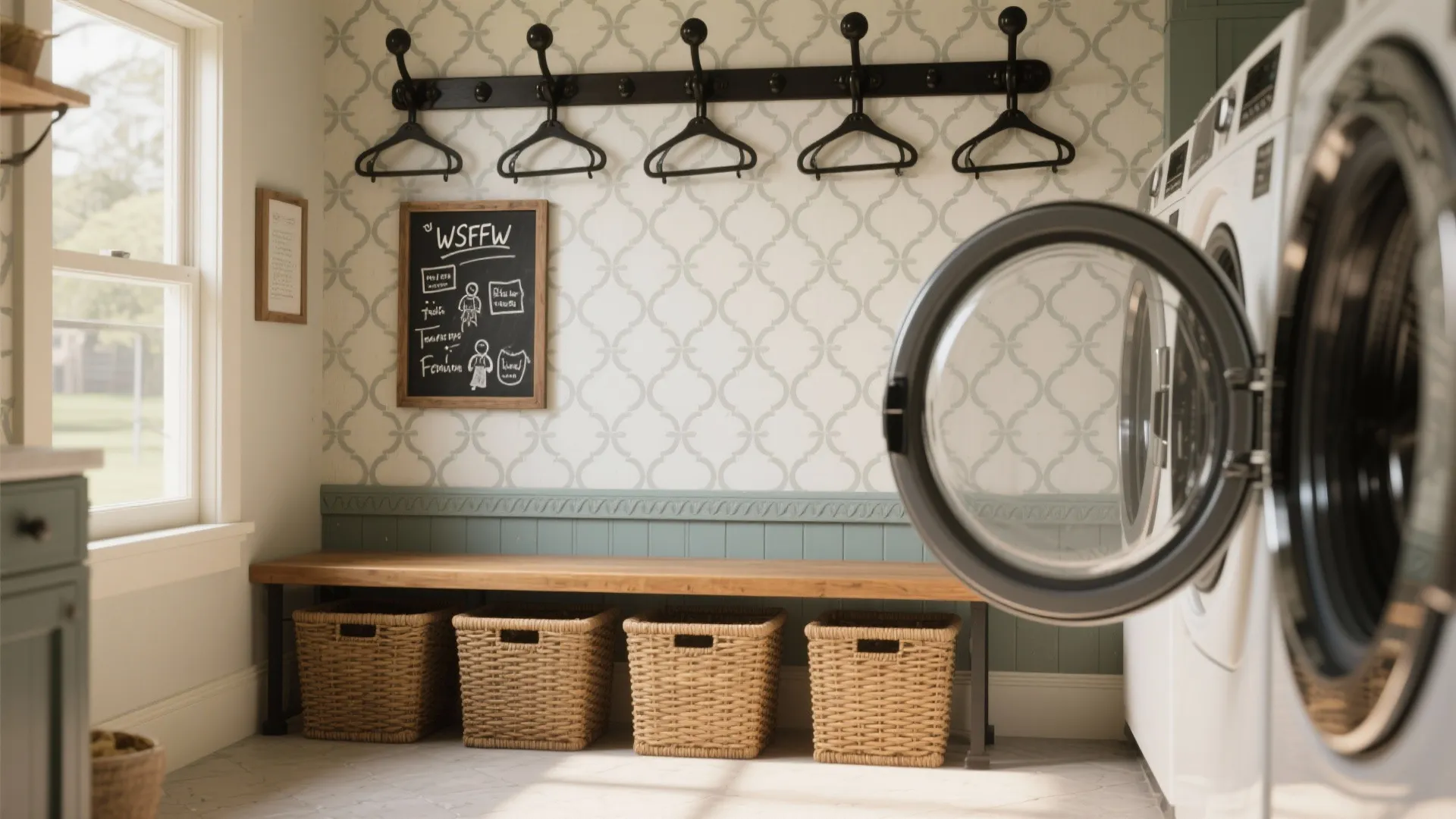 5. Decorative Hooks, Chalkboard, and Conversion Ideas