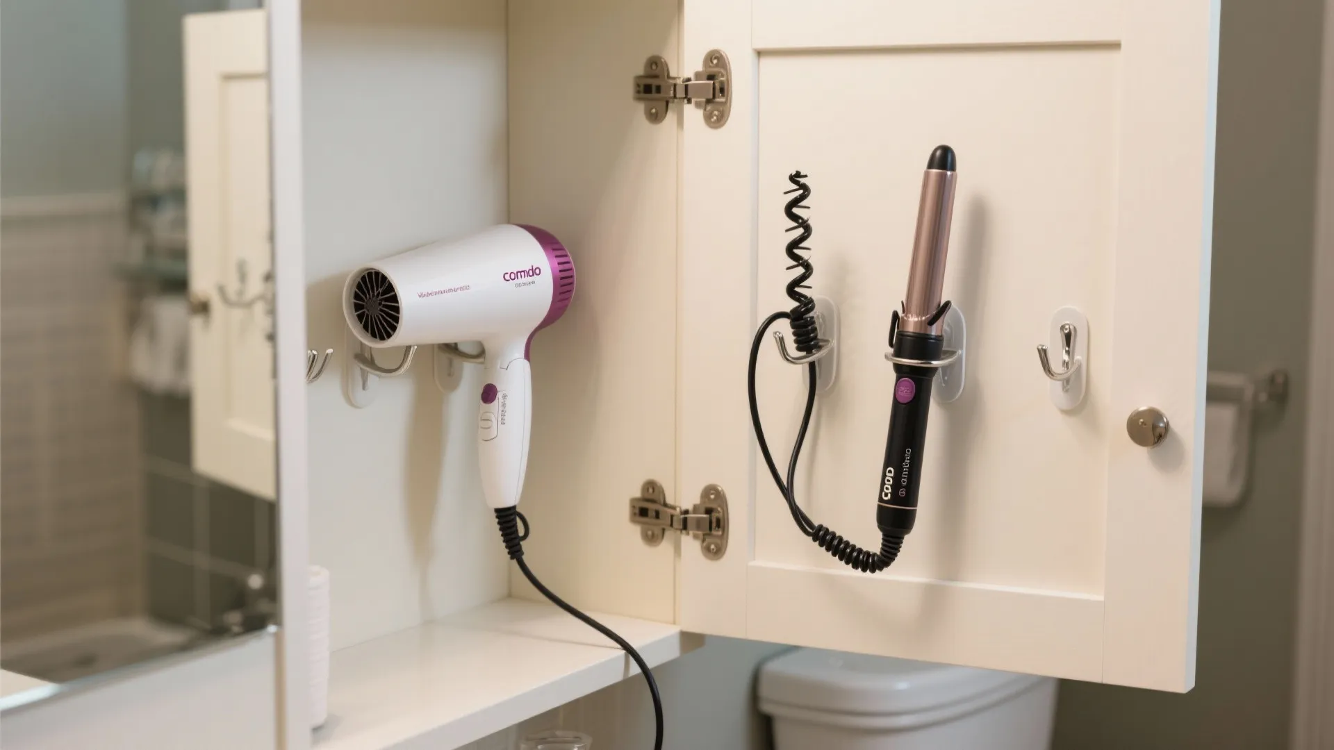 9. Hooks for Hair Tools