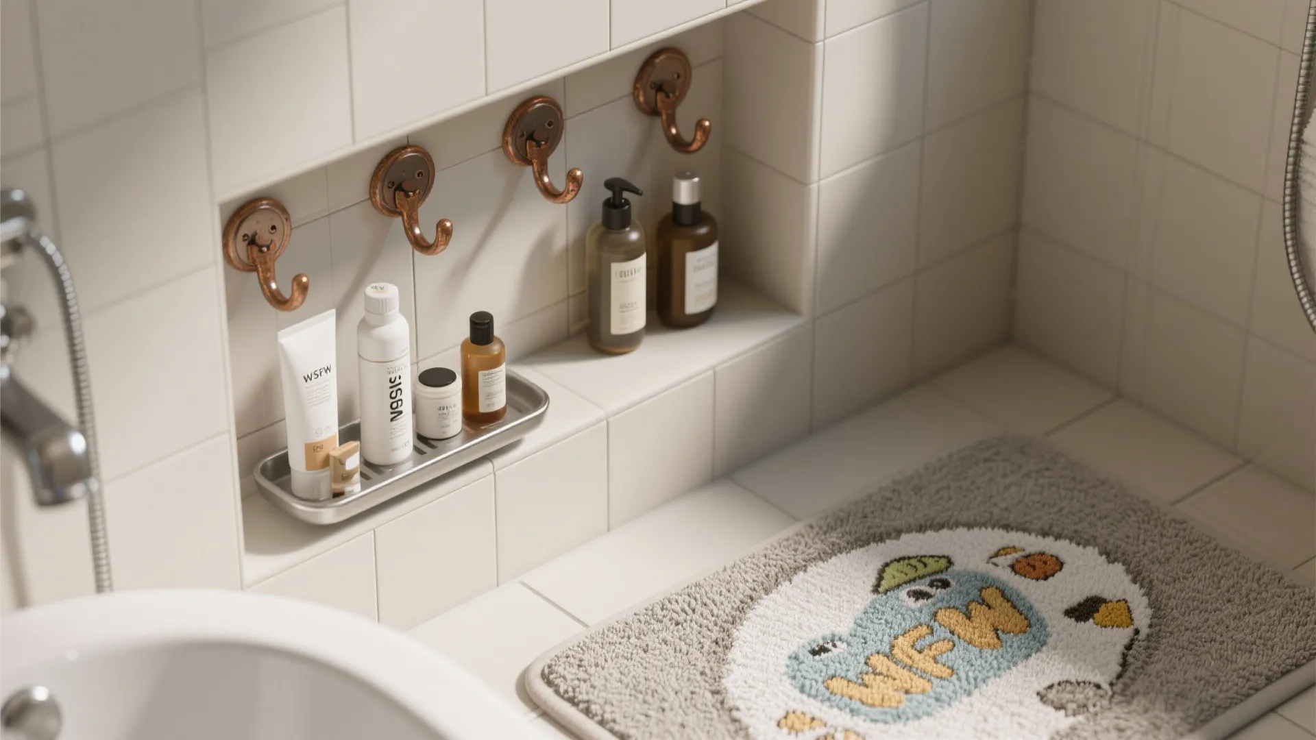 5. Integrated Storage with Character Hooks and Mats