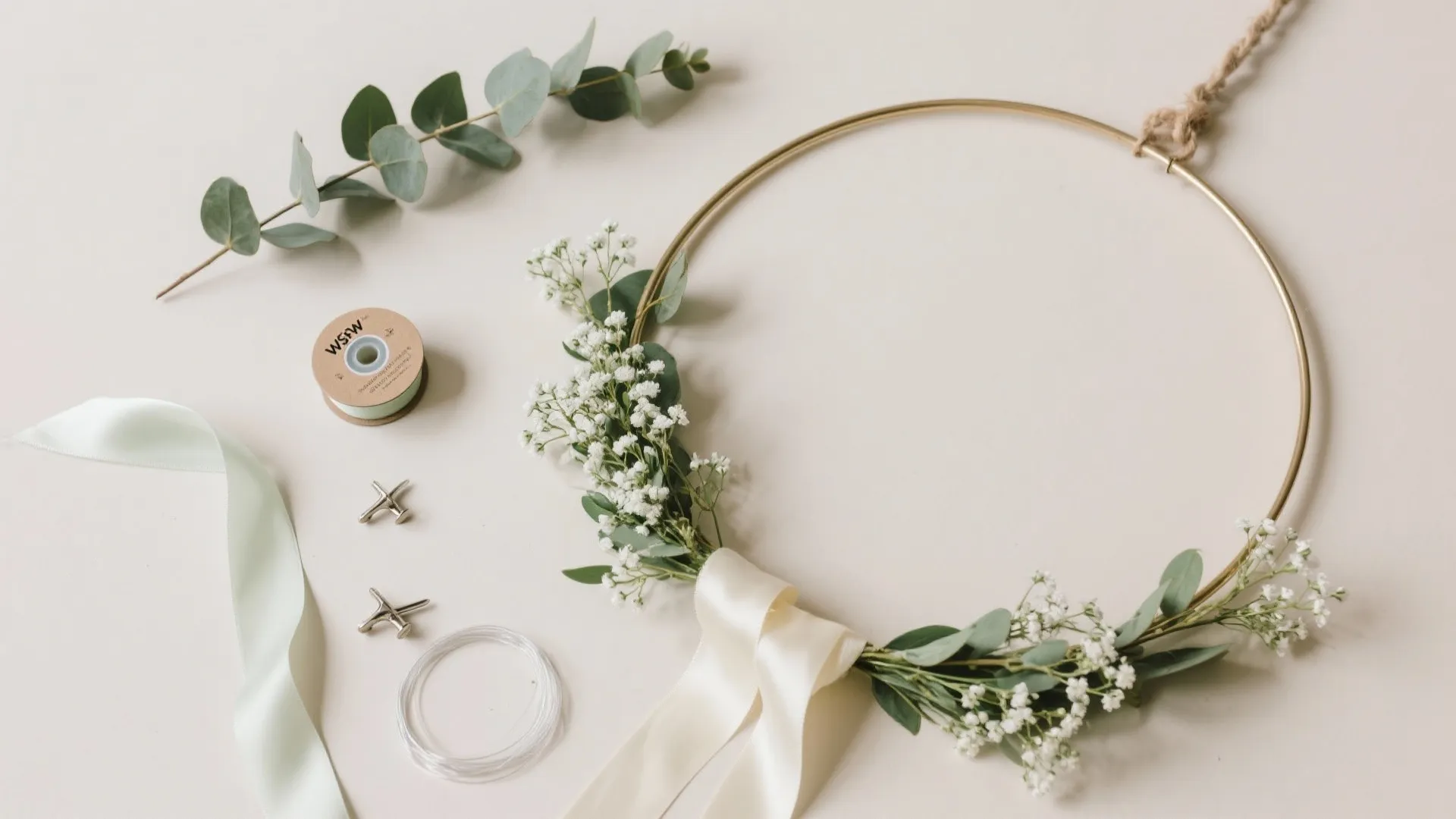 Botanical Hoop Swing Backdrop