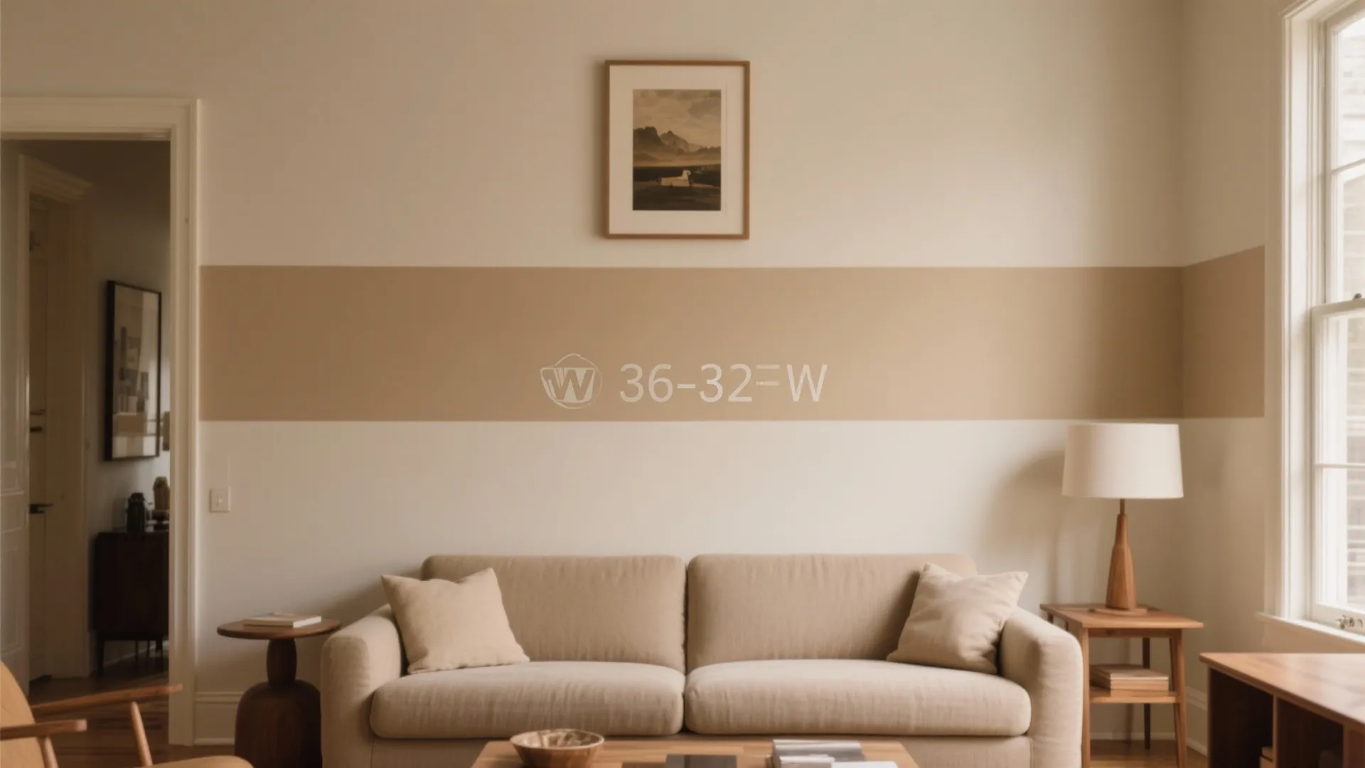 Idea 2: A horizon stripe to calm the chaos