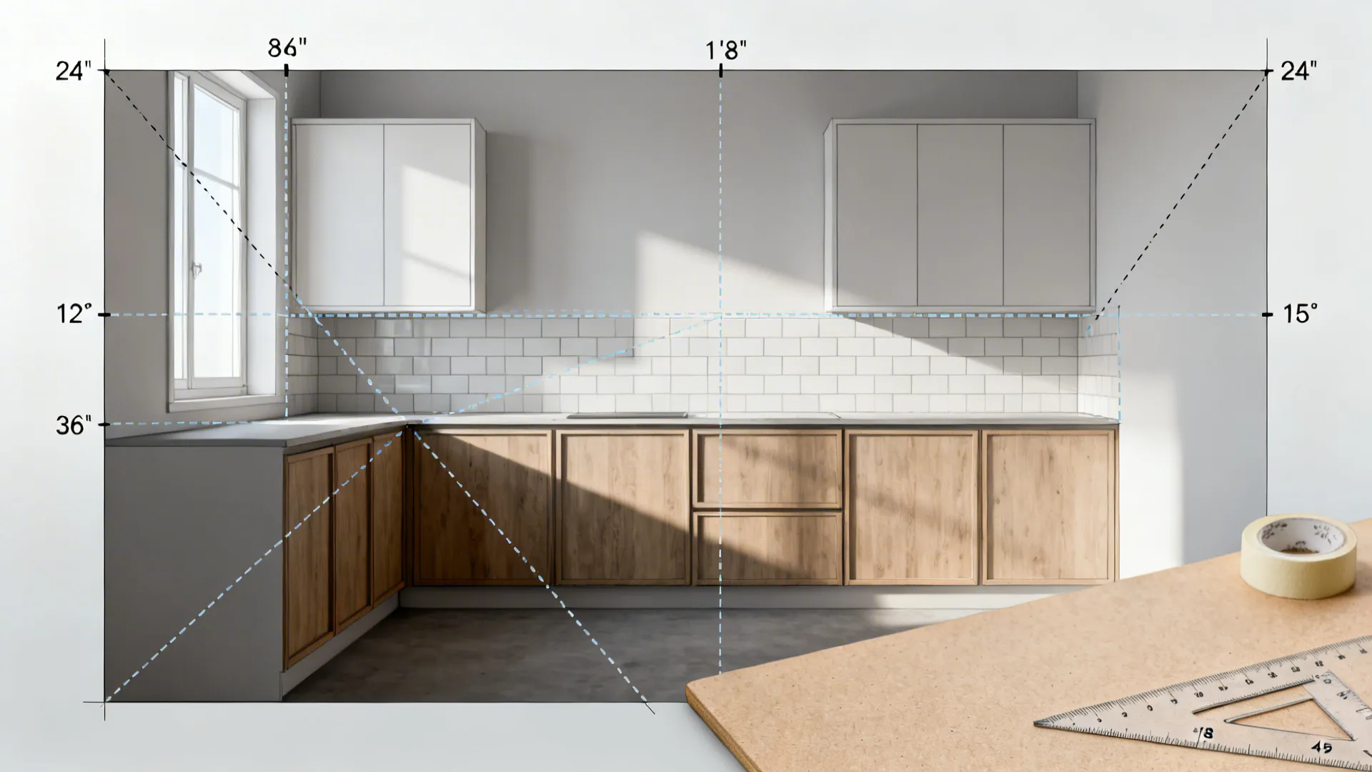 Set an Accurate Horizon Line and Vanishing Points