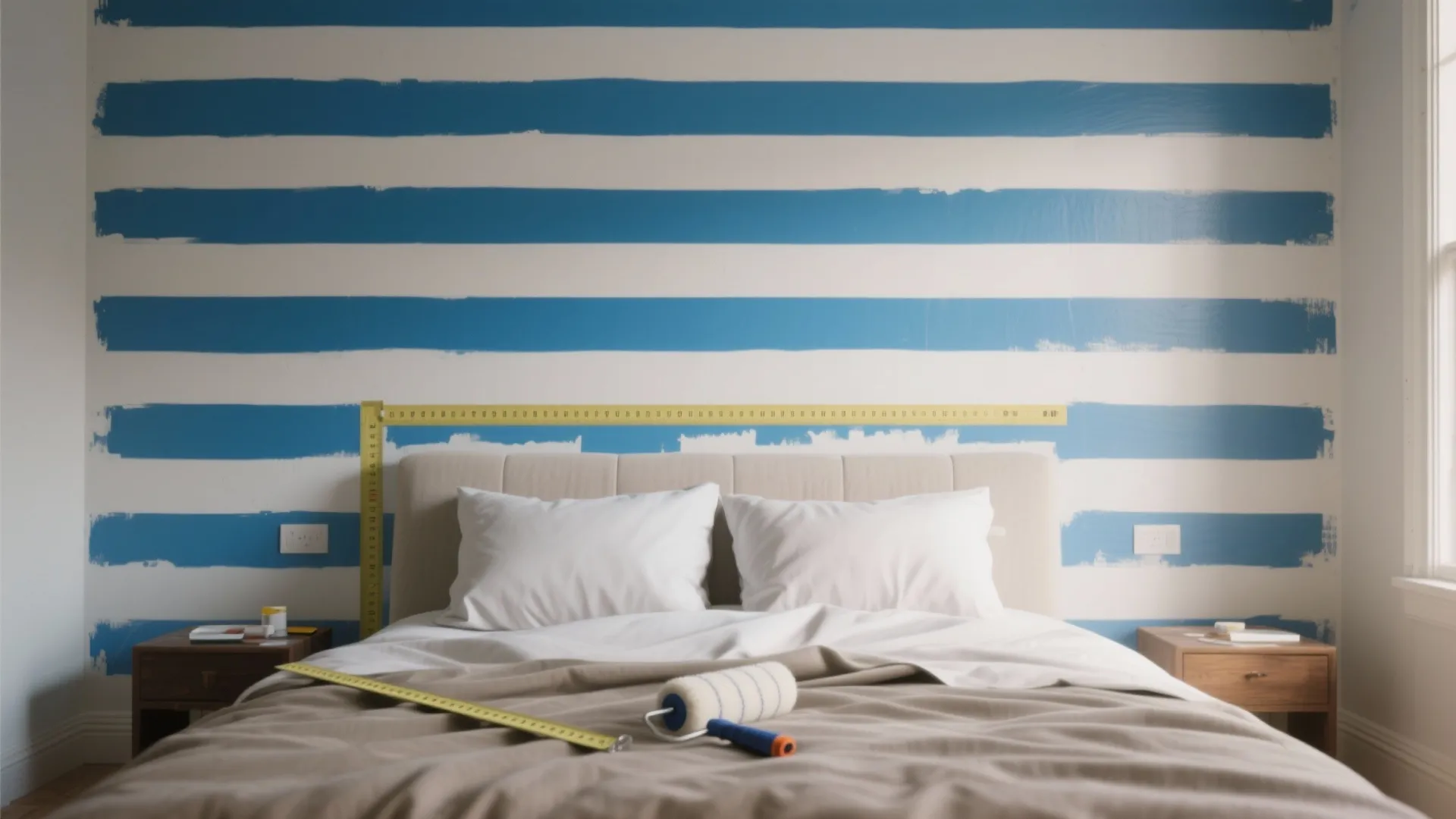 1. Classic Horizontal Accent Wall