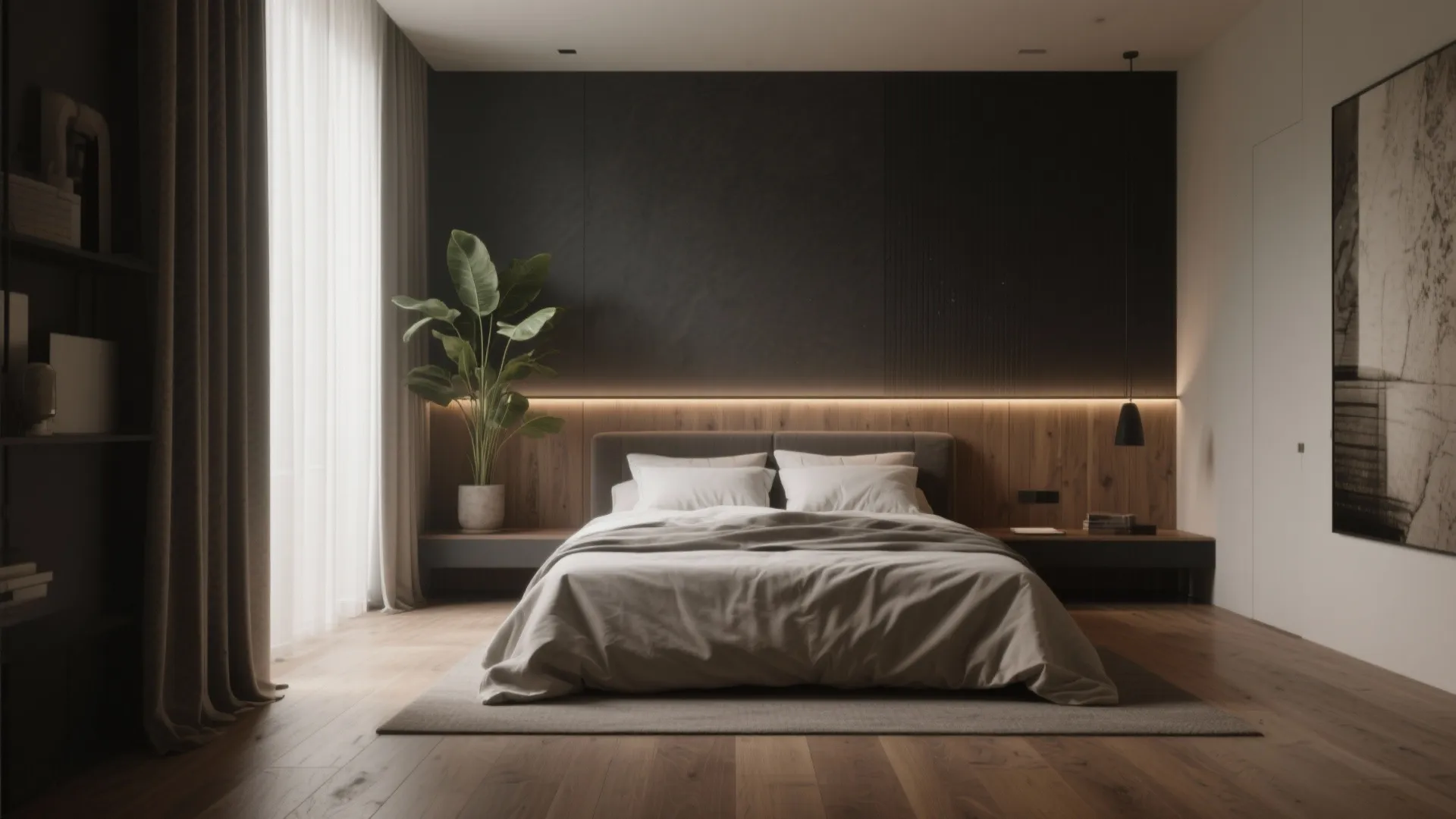 4. Opt for strong horizontal elements and pattern control