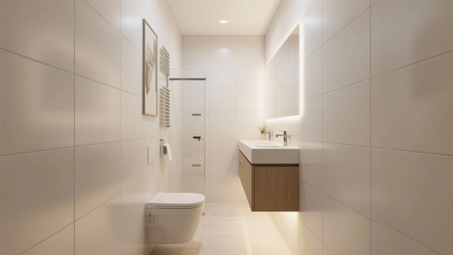 2. Horizontal Layout for Spacious Feel