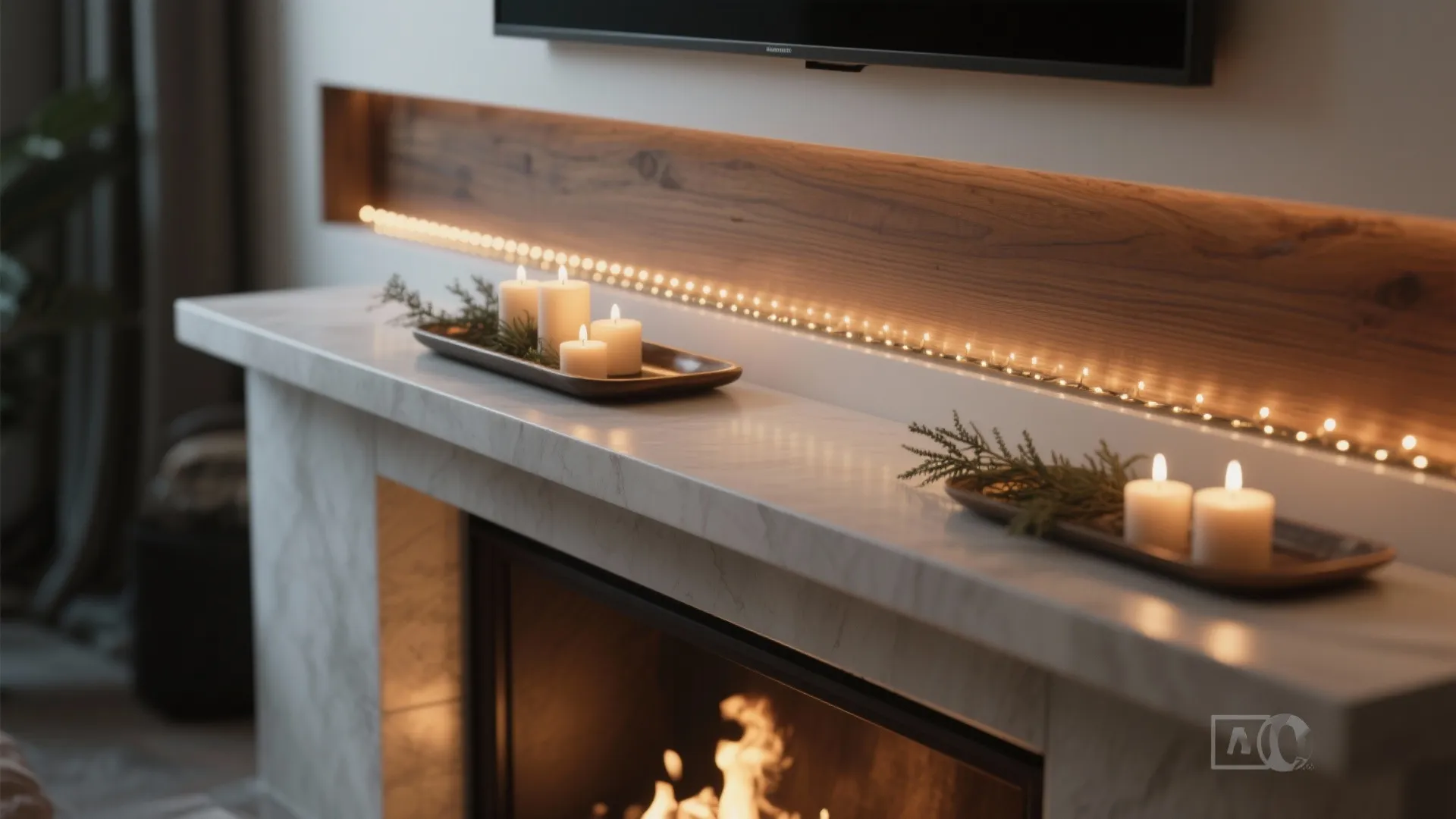 4. Embrace horizontal lighting and low-profile centerpieces