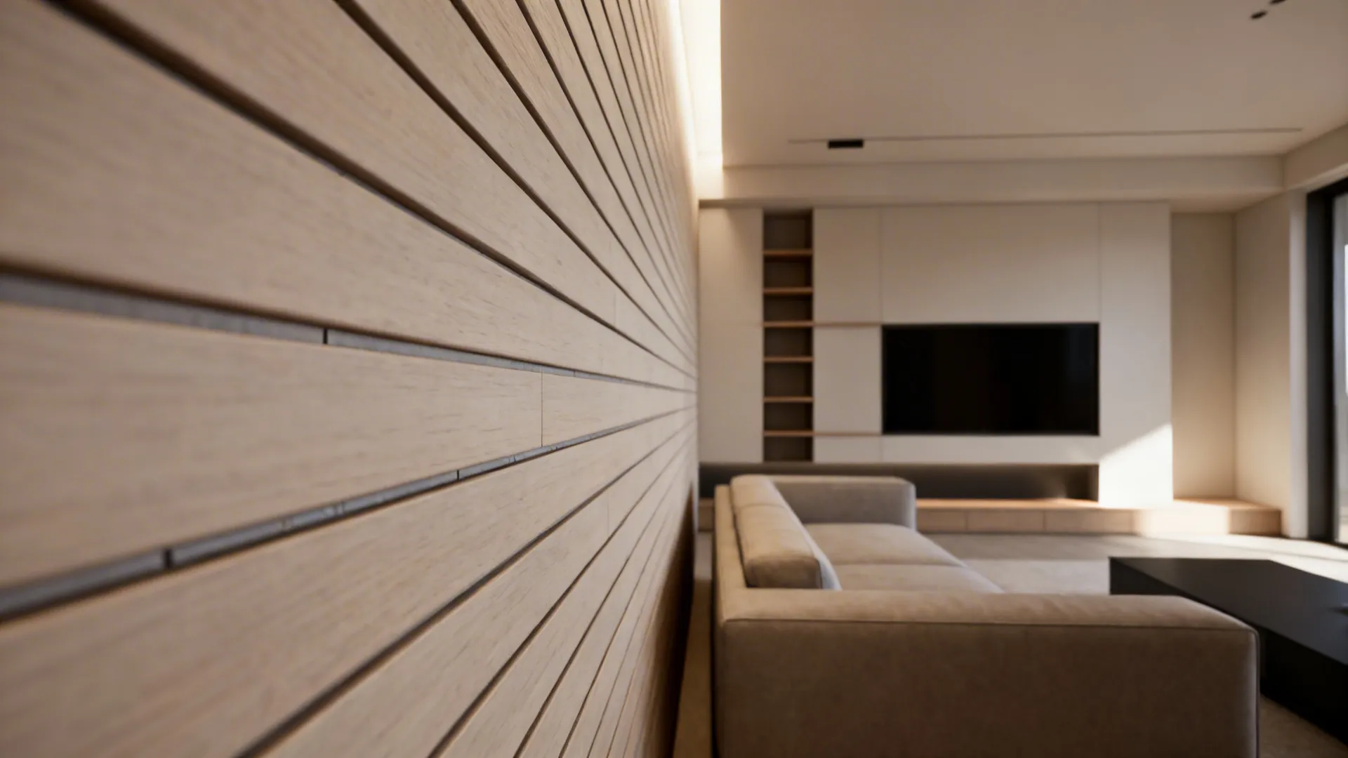 1. Horizontal shiplap for visual width