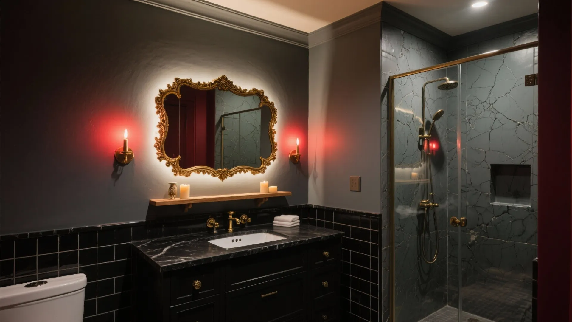 Horror Bathroom Decor: 5 Haunting Ideas: How I turn tiny baths into stylish, spooky retreats without losing function