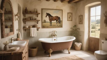 5 Fun Bathroom Horse Décor Ideas