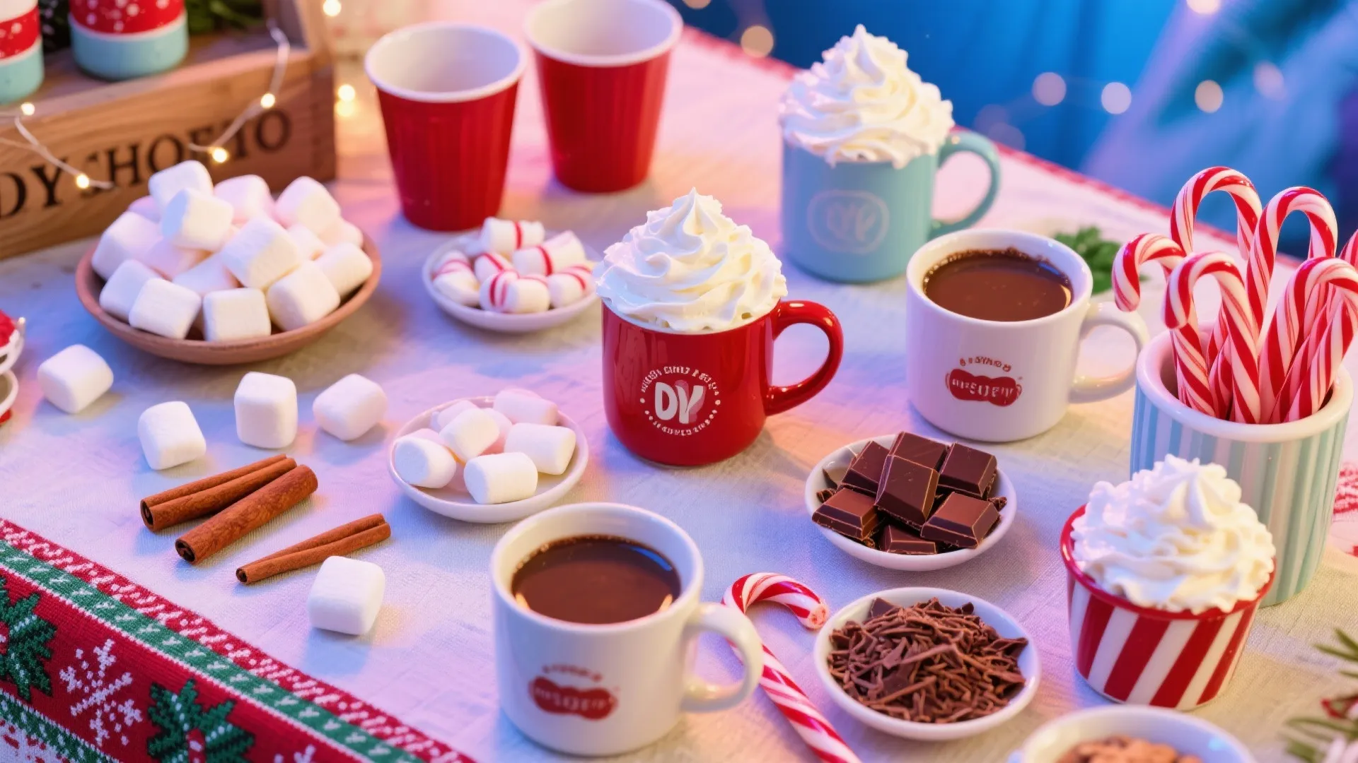 9. DIY Hot Chocolate Bar