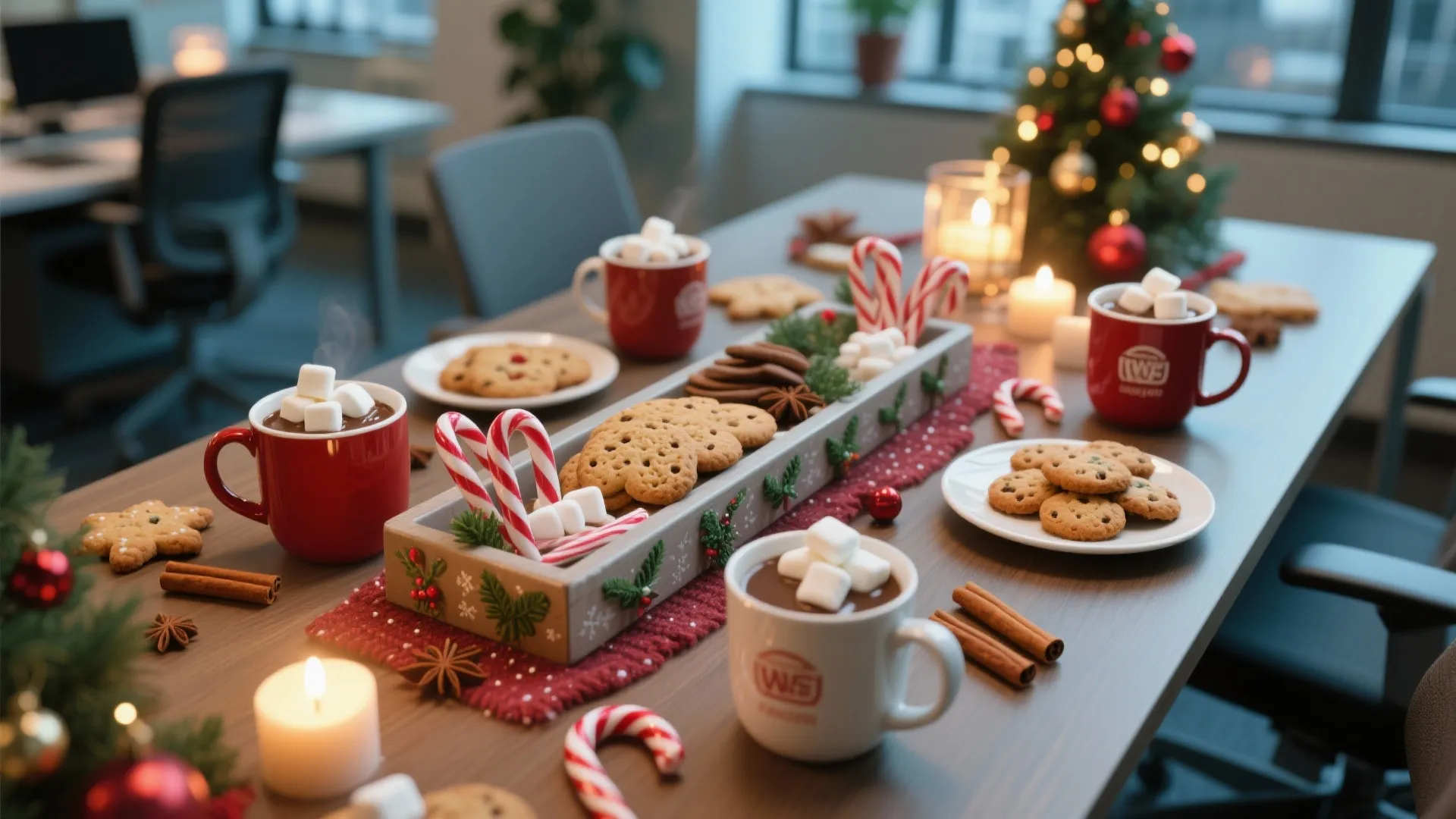 2. Hot Chocolate & Cookie Bar