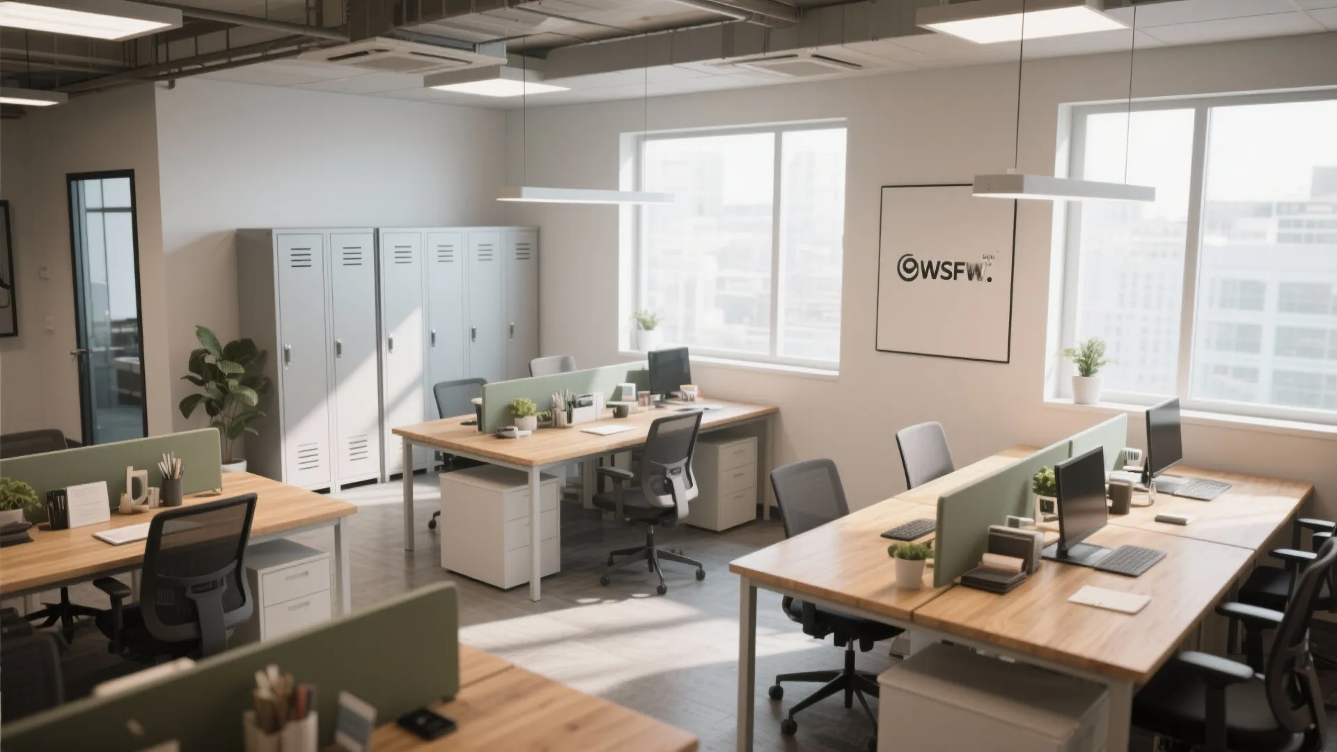 10. Hot-Desking Stations