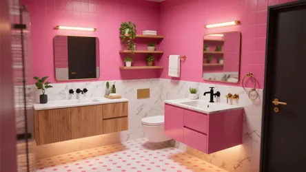 Hot Pink Bathroom Decor: 5 Bold Ideas