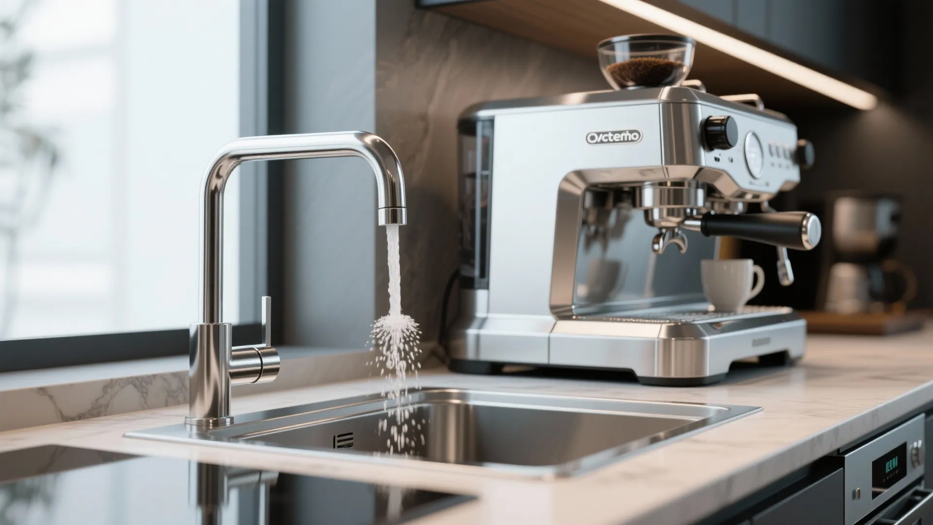 8. Separate Hot Water Tap