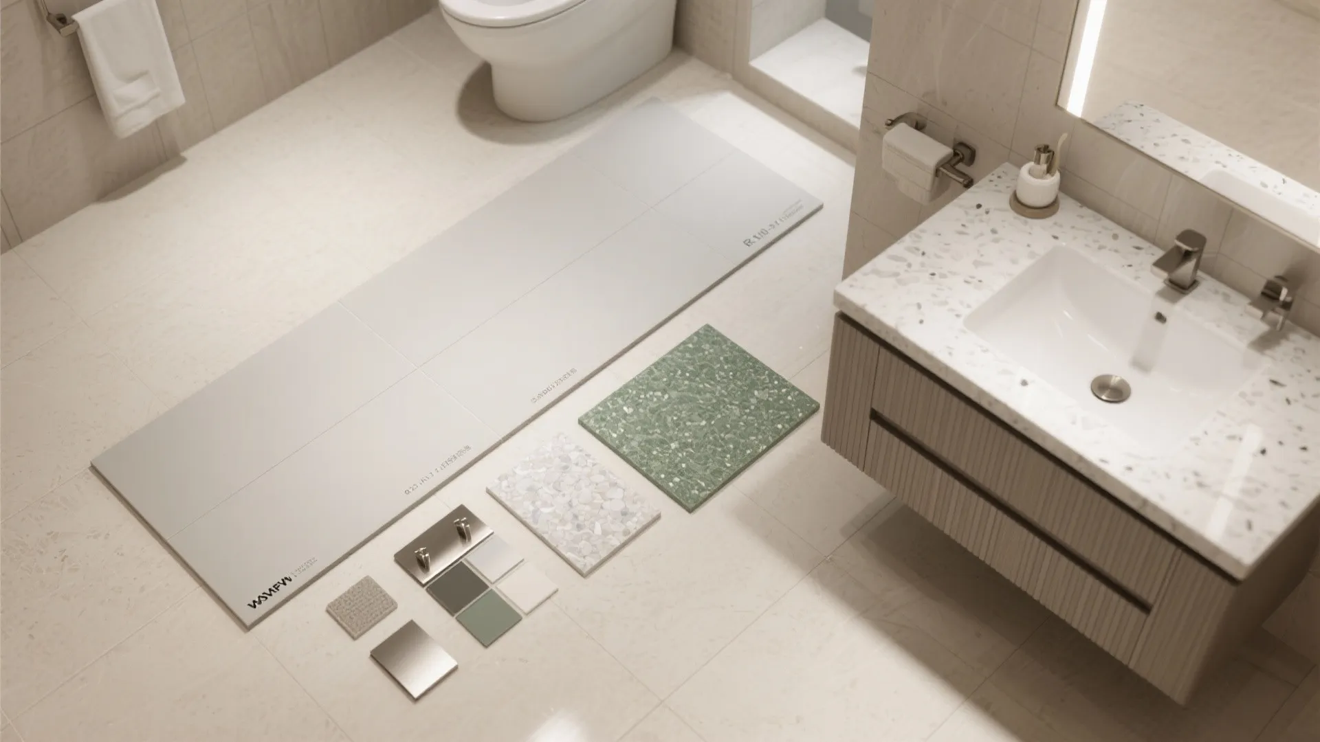 Material Palette: Porcelain, Quartz, And Anti-Slip Floors