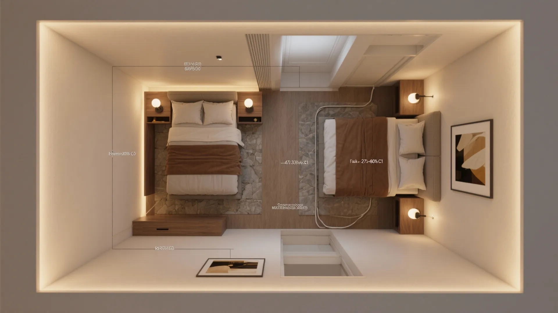 2) A hotel-grade lighting scene you can actually live with