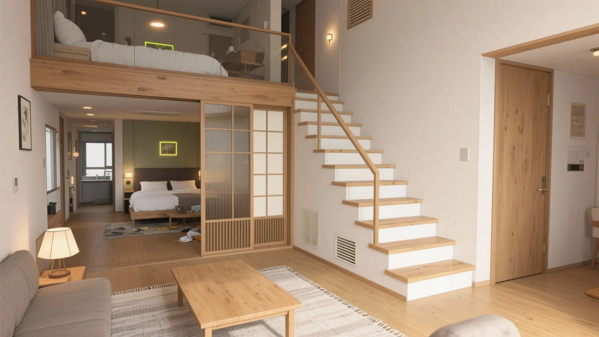 メゾネットの意味をホテル文脈で整理：上下で機能を分ける日式発想