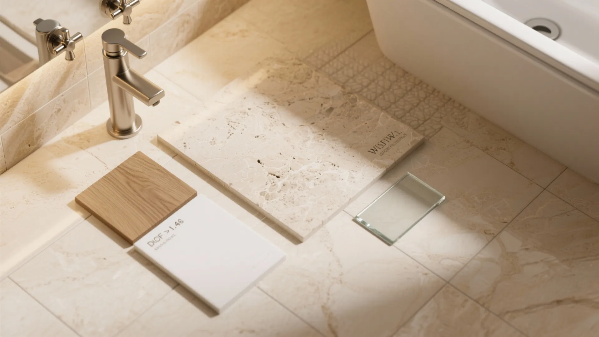 4) Hotel-chic wet zone with partitioned vanity