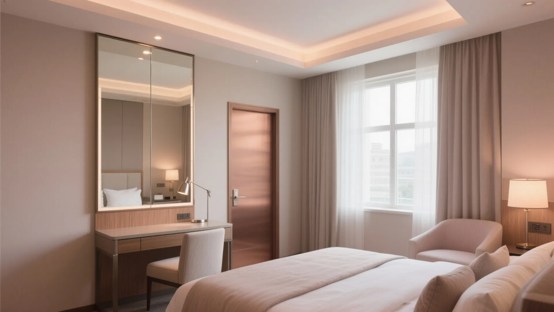 Hotel Room Mirror Design: Maximize Space & Style: 1 Minute to a Brighter, Bigger-Looking Hotel Room