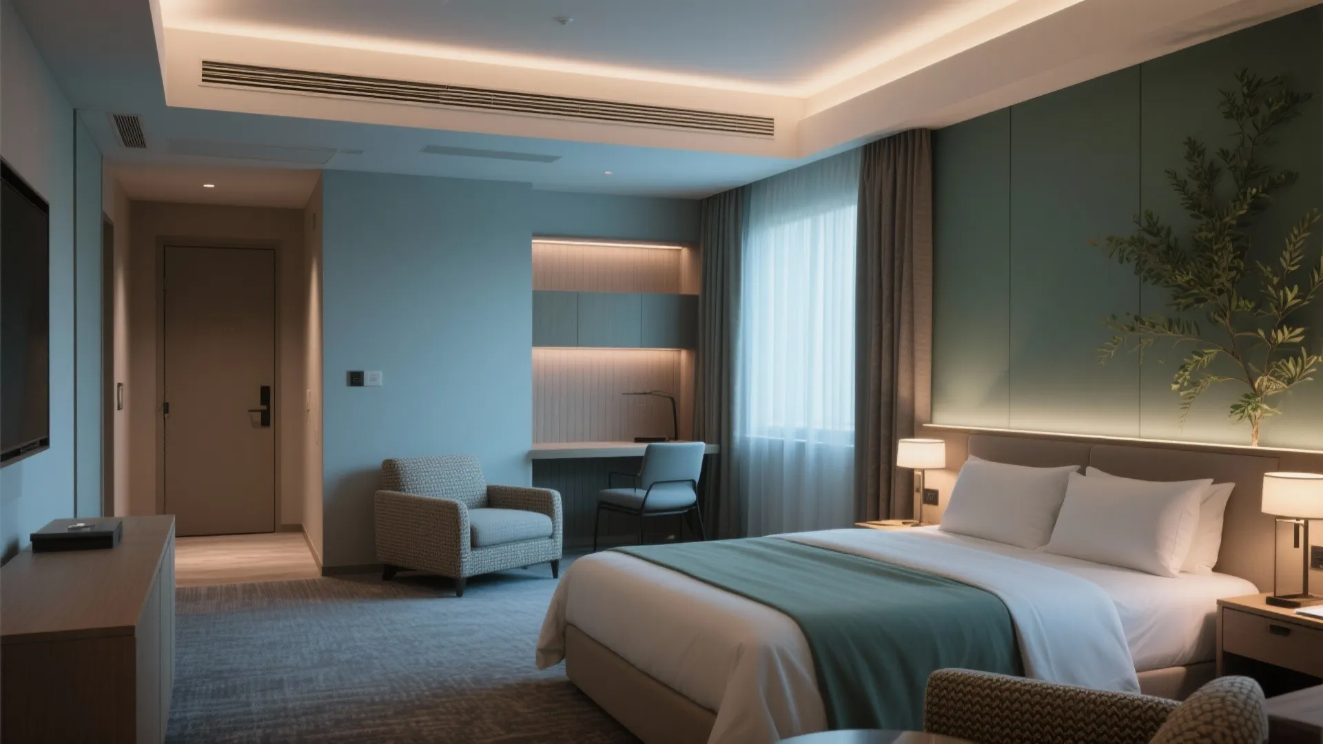 Hotel Room Design Ideas for Privacy and Comfort: 1 Minute to Create the Perfect Hotel Room Atmosphere