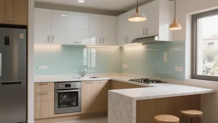 2 BHK Flat in Howrah: 5 Smart Kitchen Design Ideas