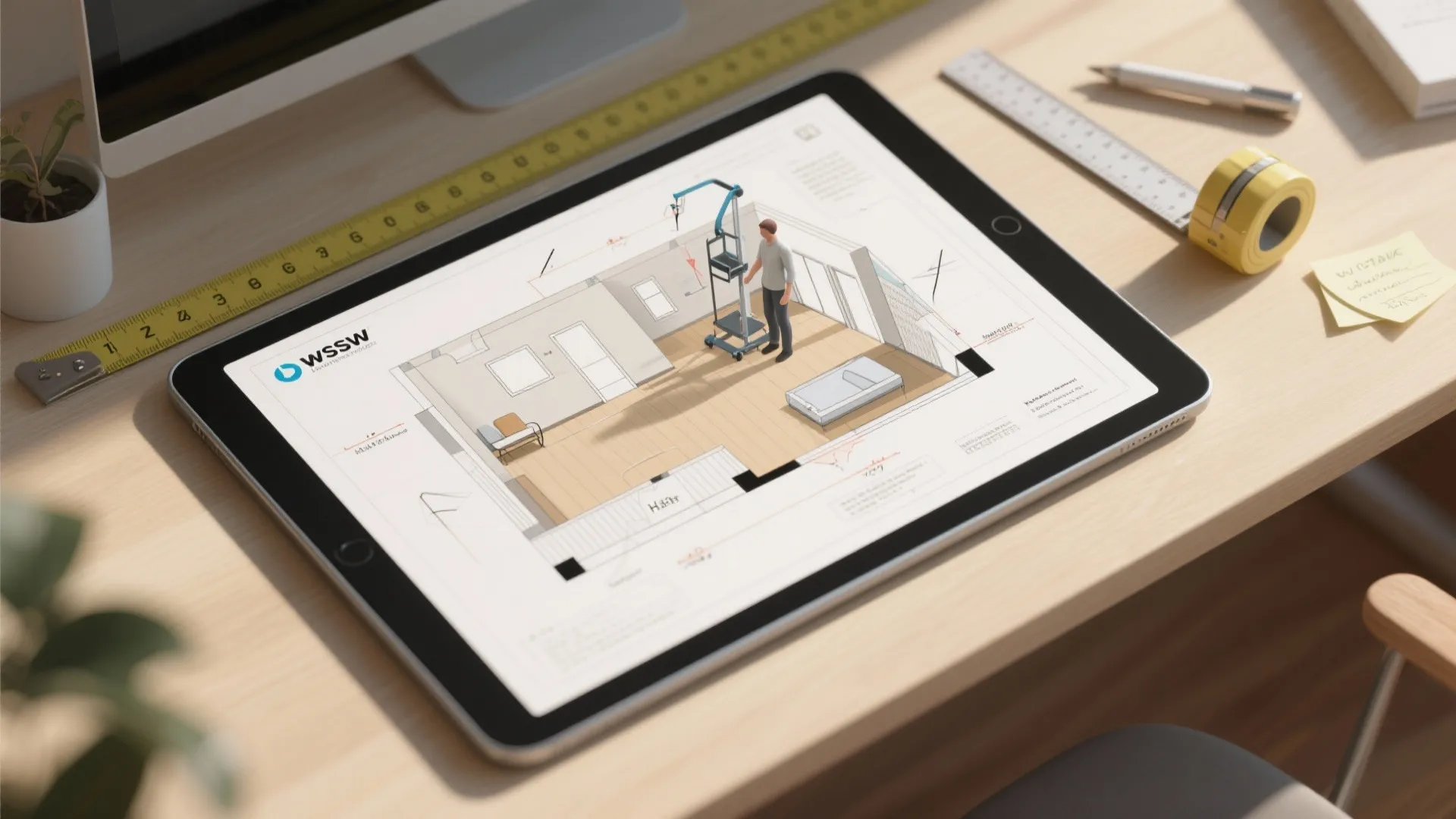 5. Mock-up the whole routine with a detailed floor planner