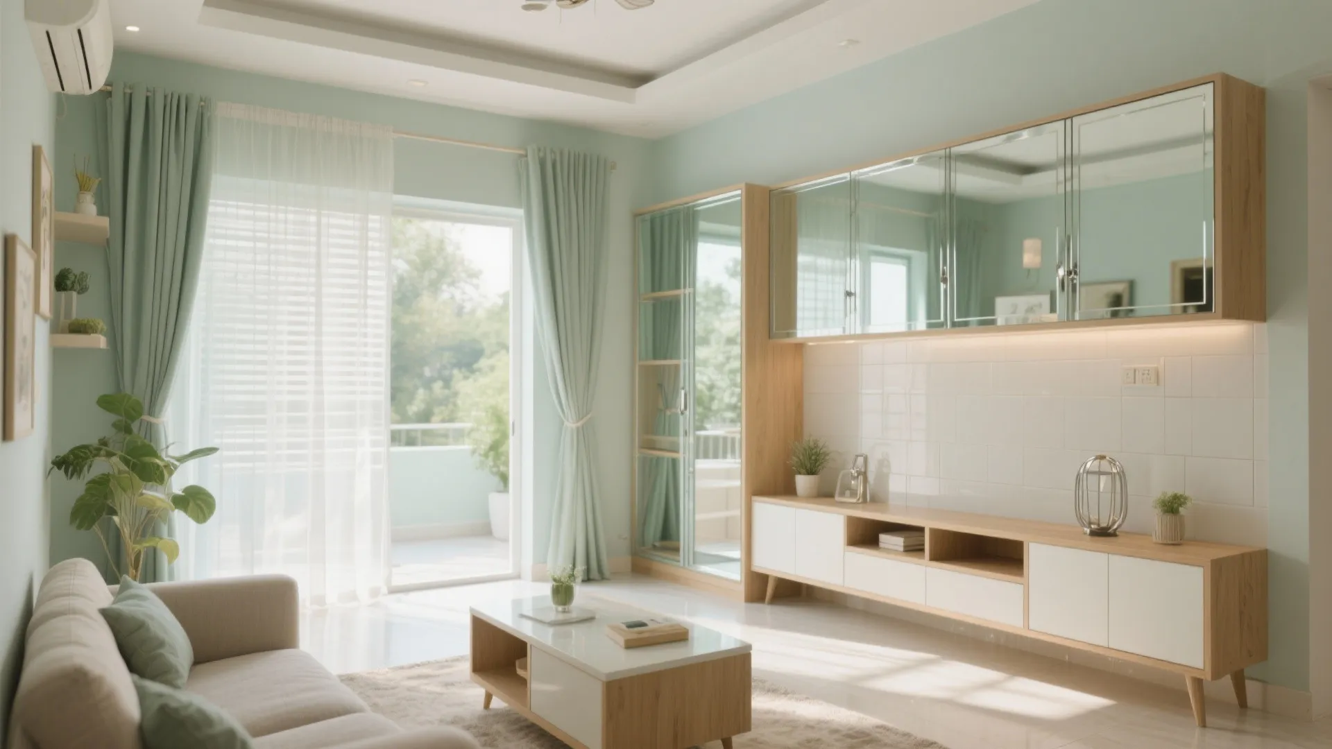 Air, light, and reflective touches