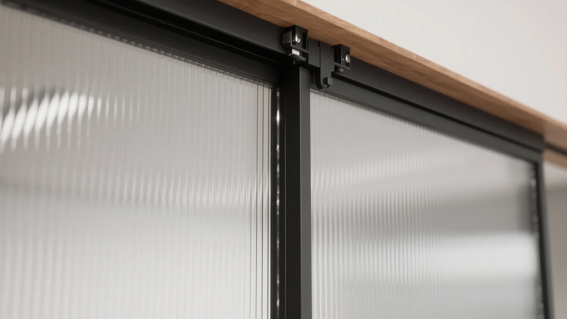 1) Light, Flexible Zoning with Sliding Glass