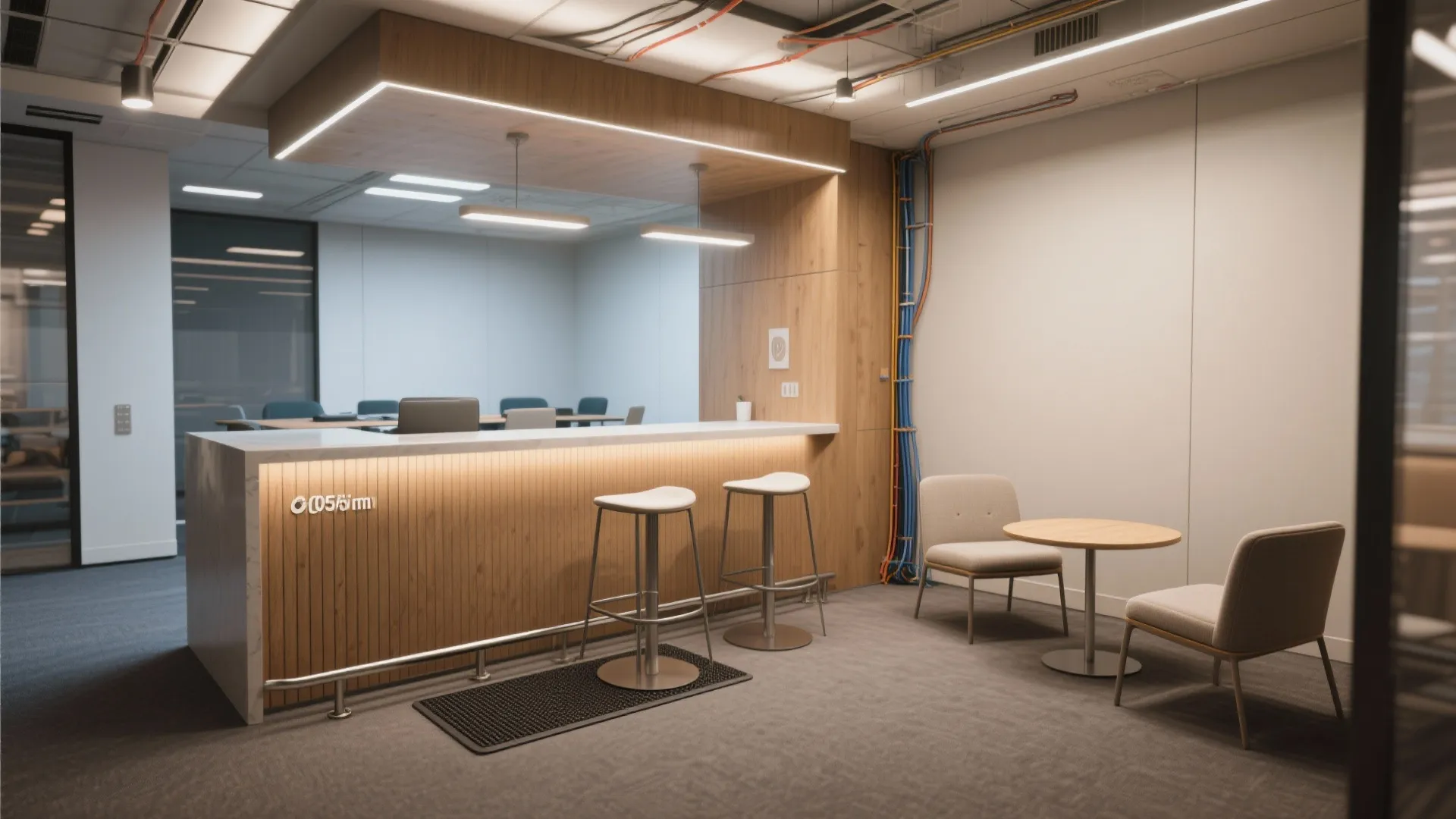 4) Try a standing huddle bar for short, sharp meetings