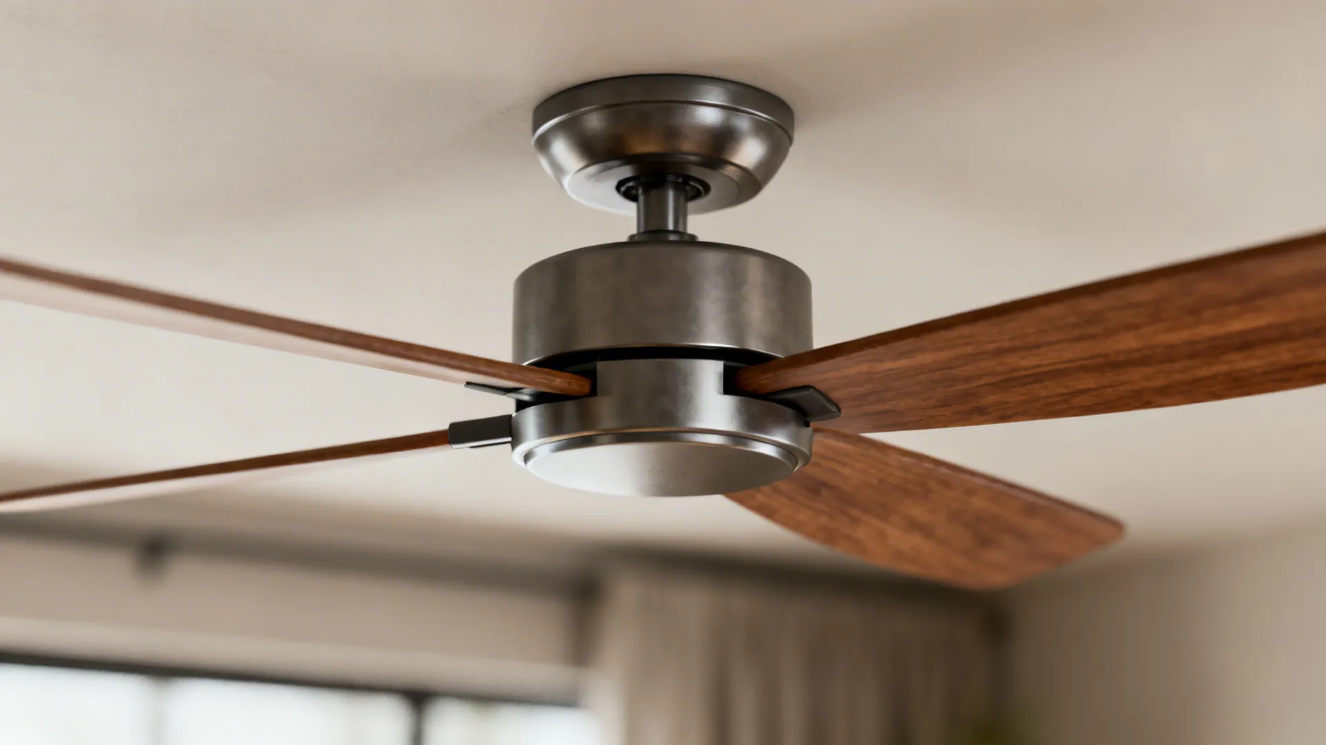 1. Low-profile (hugger) ceiling fans