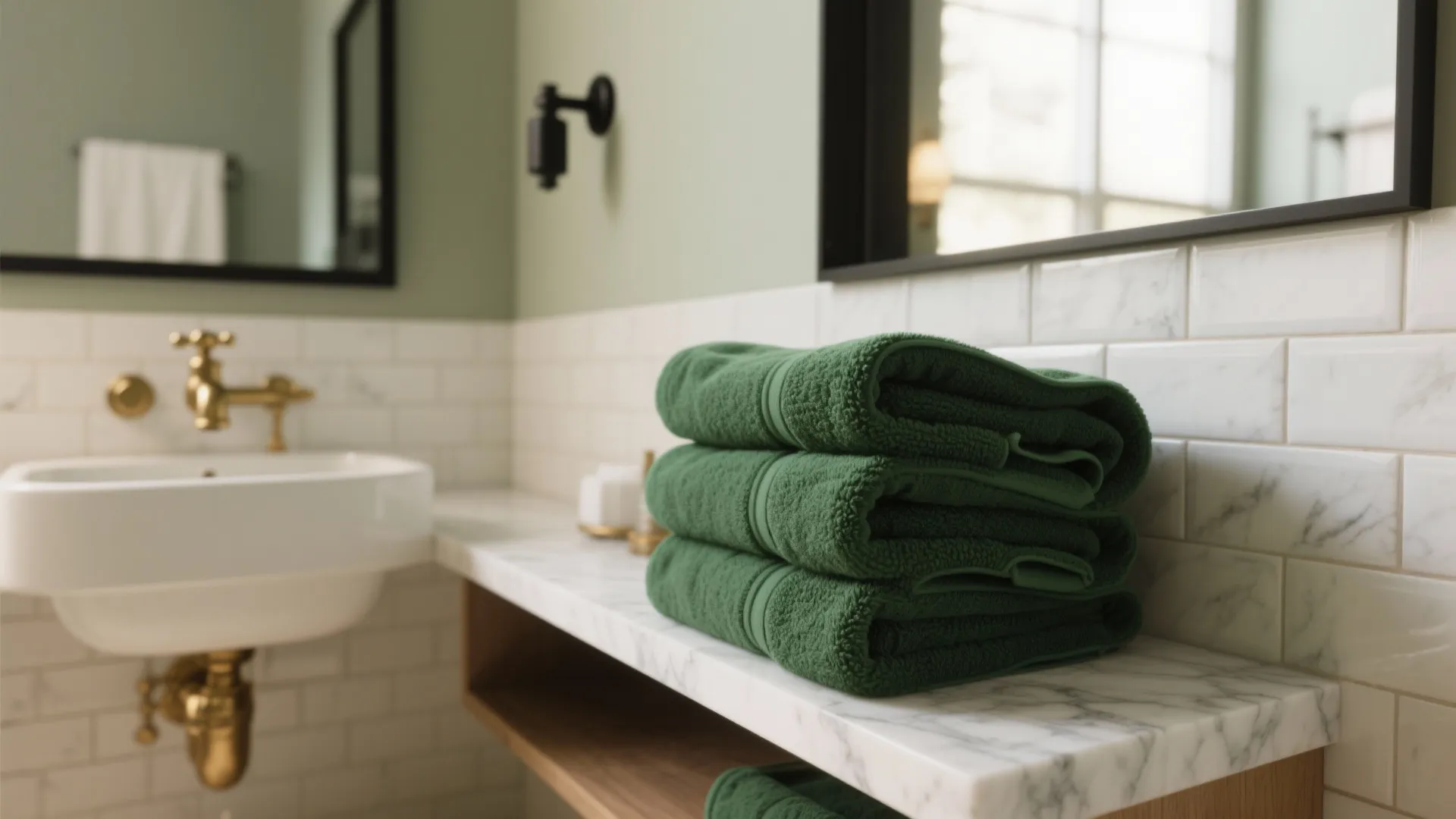 5 Hunter Green Bathroom Towel Ideas: Creative small-bathroom ideas using hunter green towels to add depth and luxe without overwhelming the space